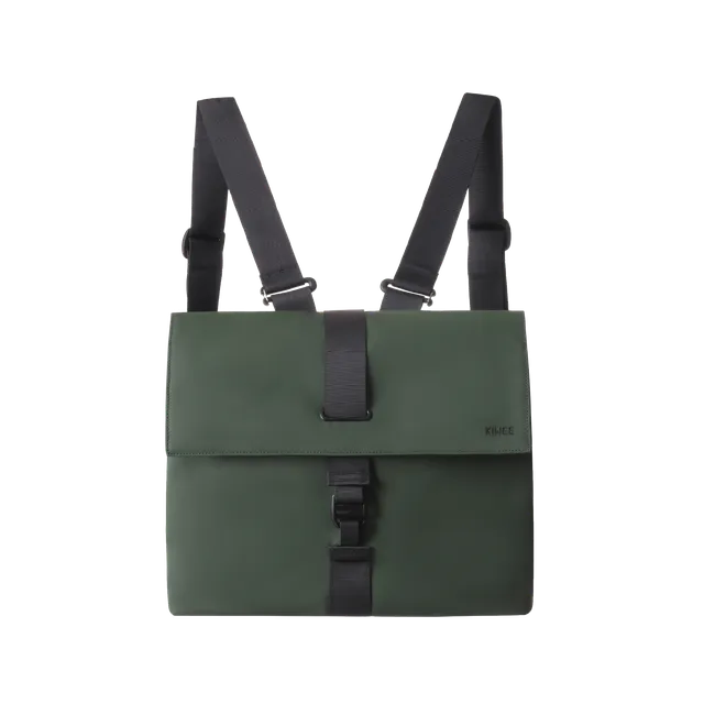 KIWEE Square Backpack S ryggsekk Pine 10 liter vannavvisende