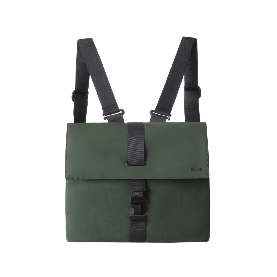 KIWEE Square Backpack S ryggsekk Pine 10 liter vannavvisende