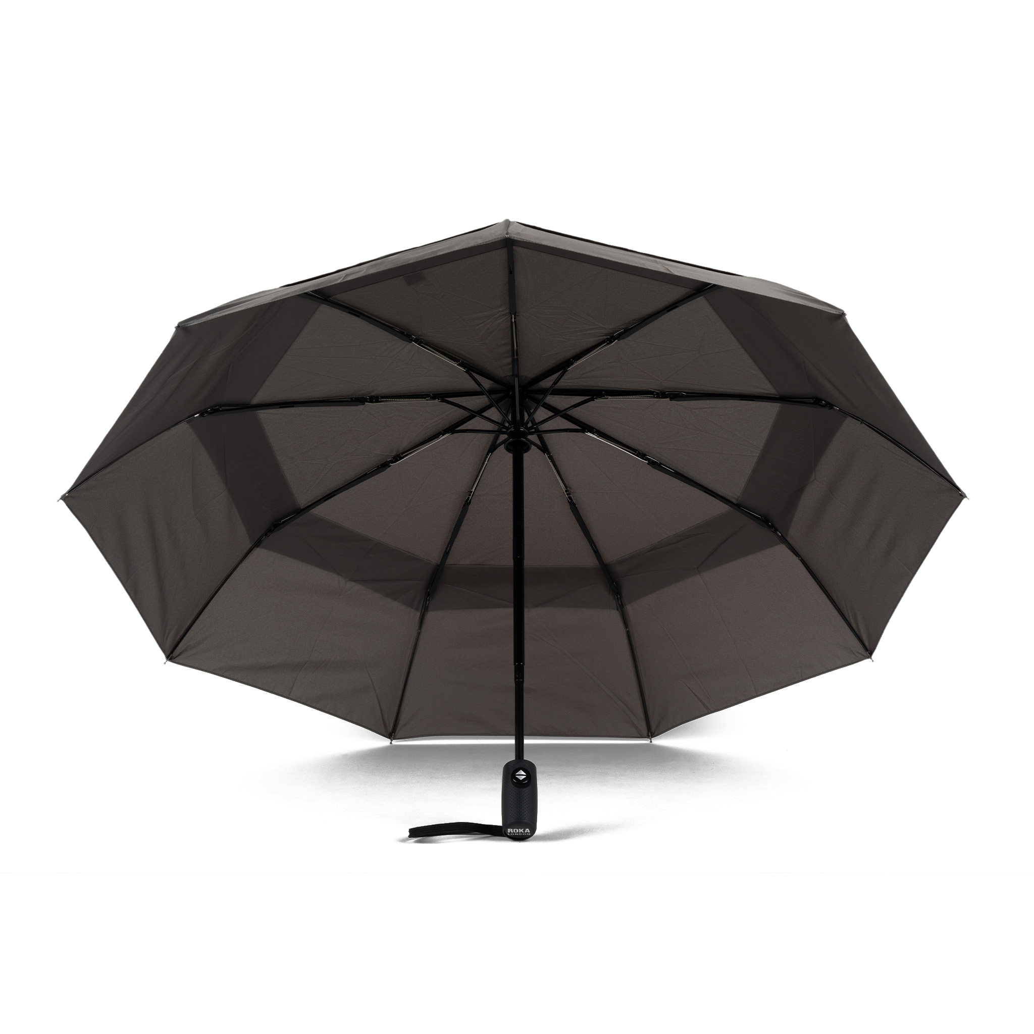 Roka London Waterloo paraply grafitt medium