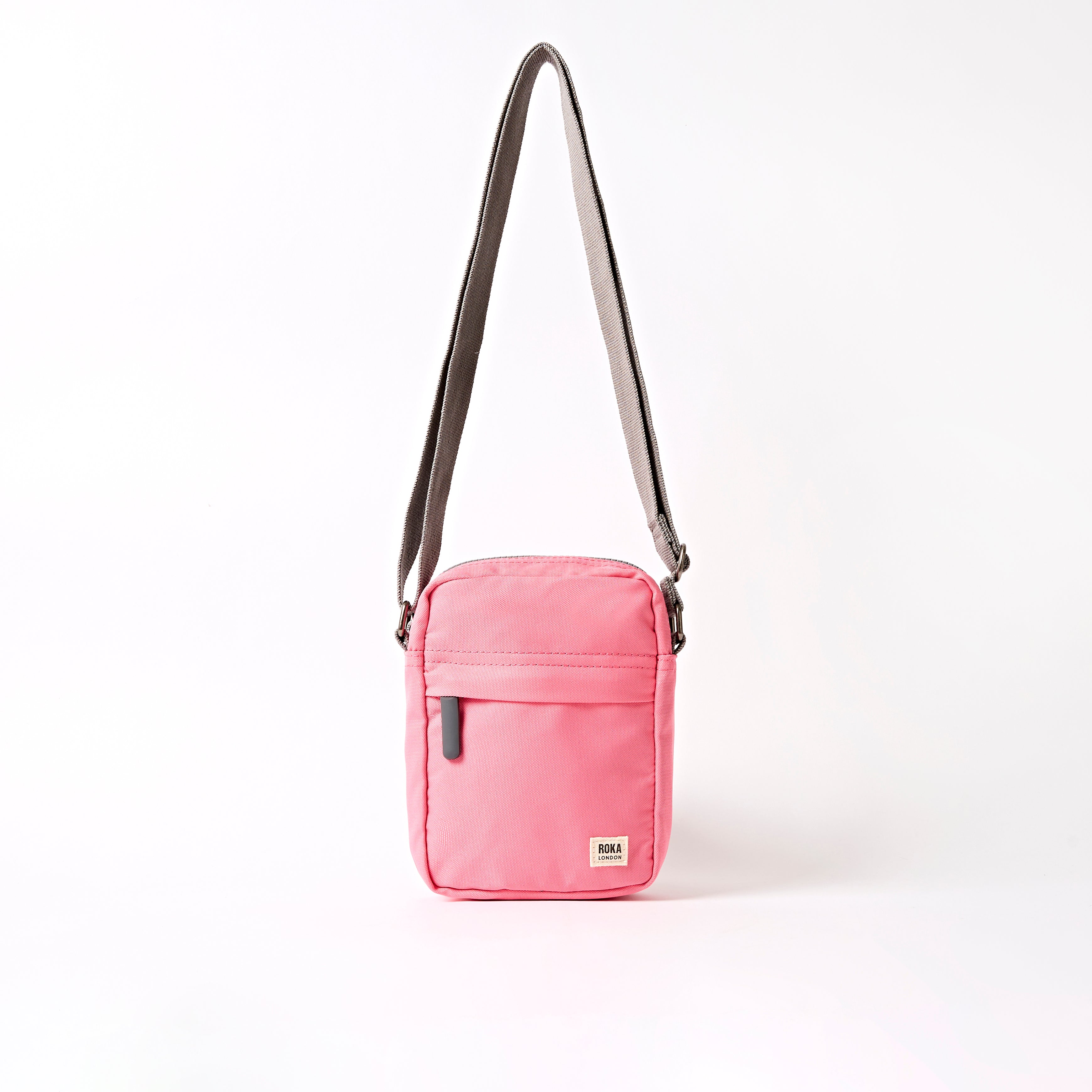 Roka London Bond Pocket crossbody Small Pink Lemonade vanntett