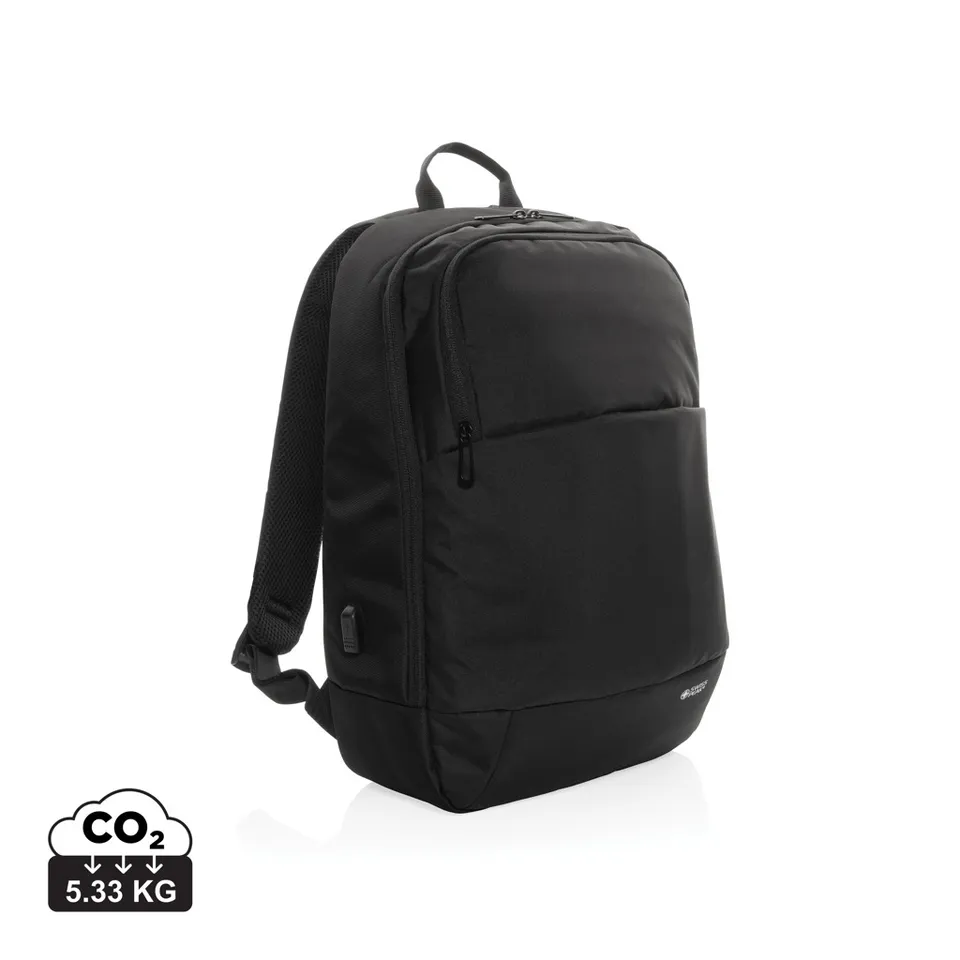 Swiss Peak AWARE Modern ryggsekk 15,6" svart USB-C
