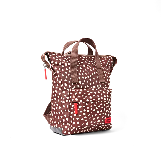 Roka London Bantry Brown Dot ryggsekk small 7 liter