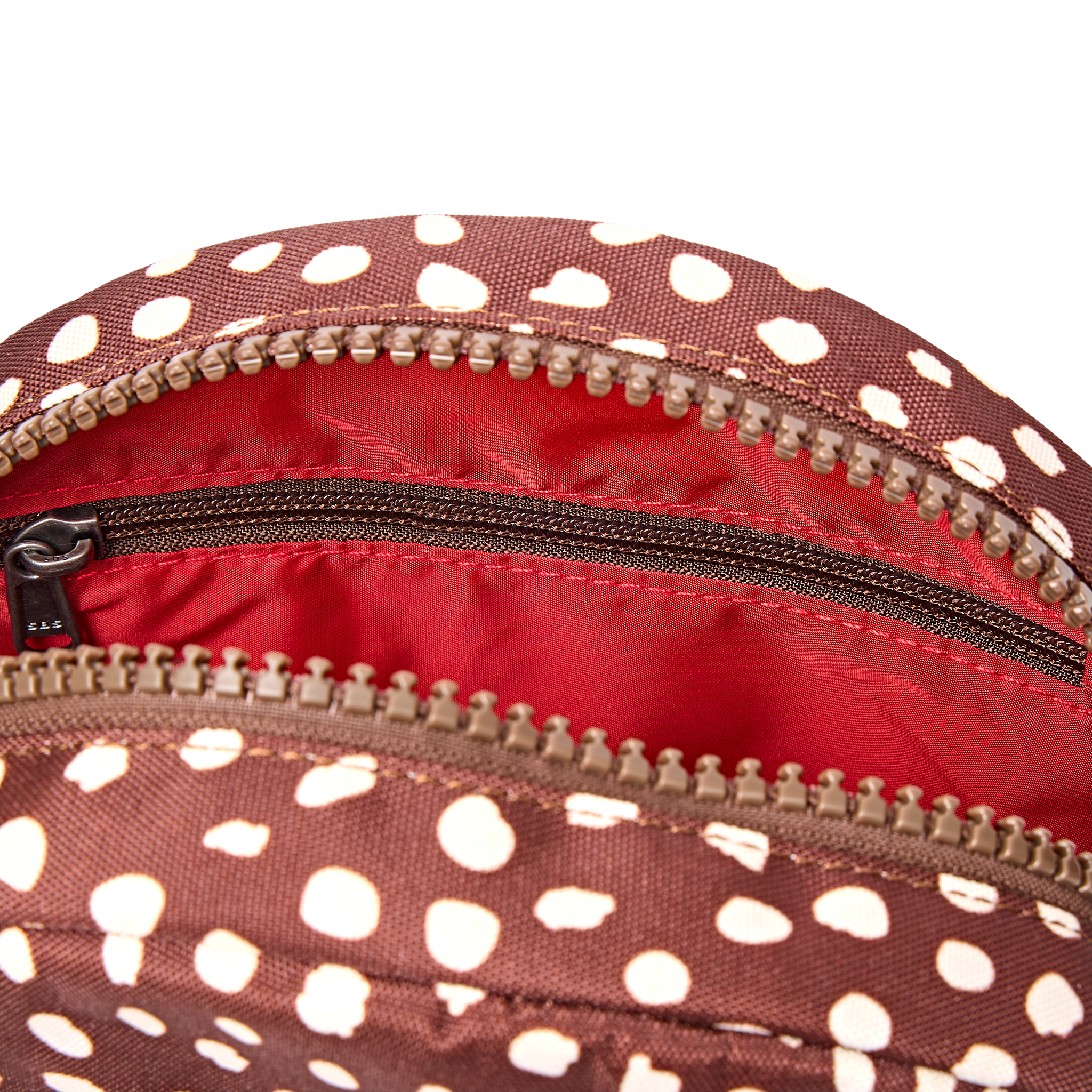 Roka London Paddington skulderveske Small Brown Dot 4,1 liter