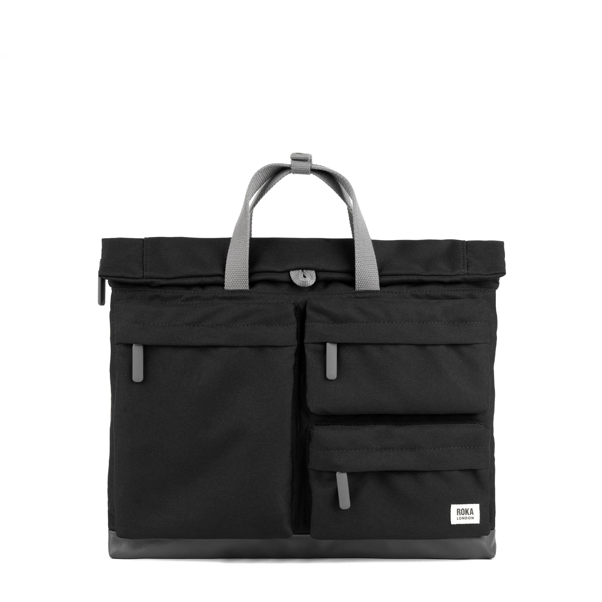 Roka London Blackfriars Large messengerveske 4,2L ash