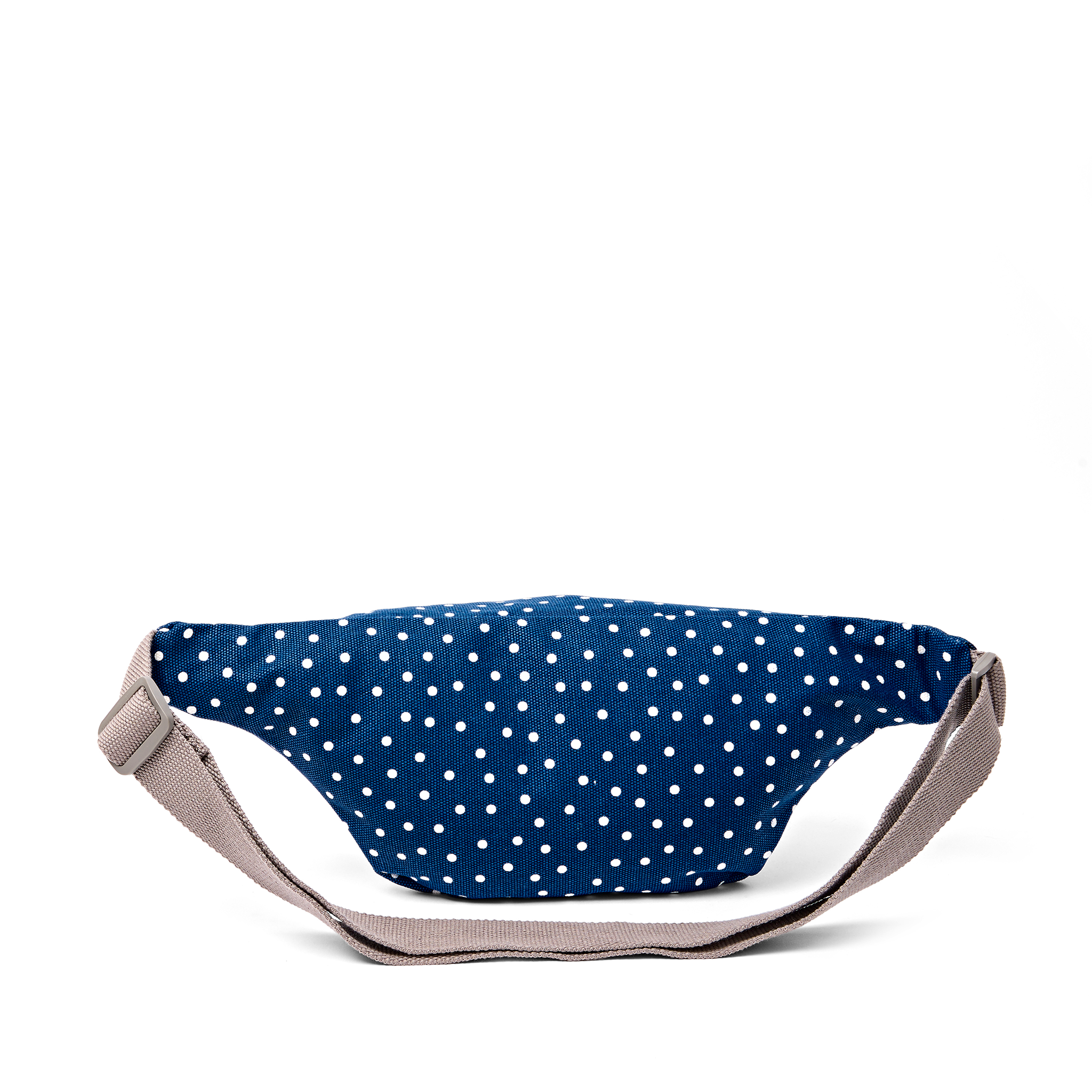 Roka London Mill Hill Small mageveske Navy Polka bomull