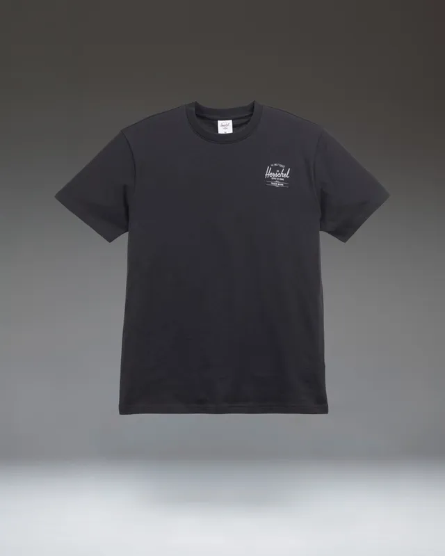 Herschel Basic Tee t-skjorte svart-hvit herre klassisk