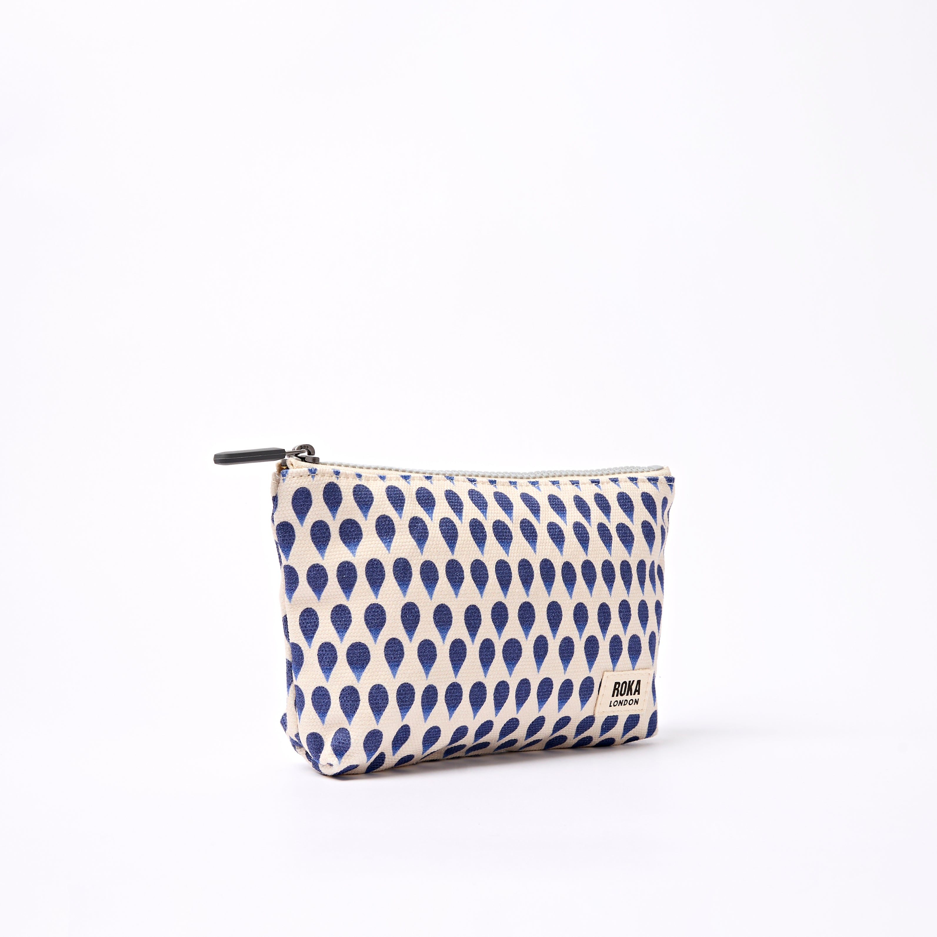 Roka London Maida Vale pouch Small Denim Rain 1,2 liter