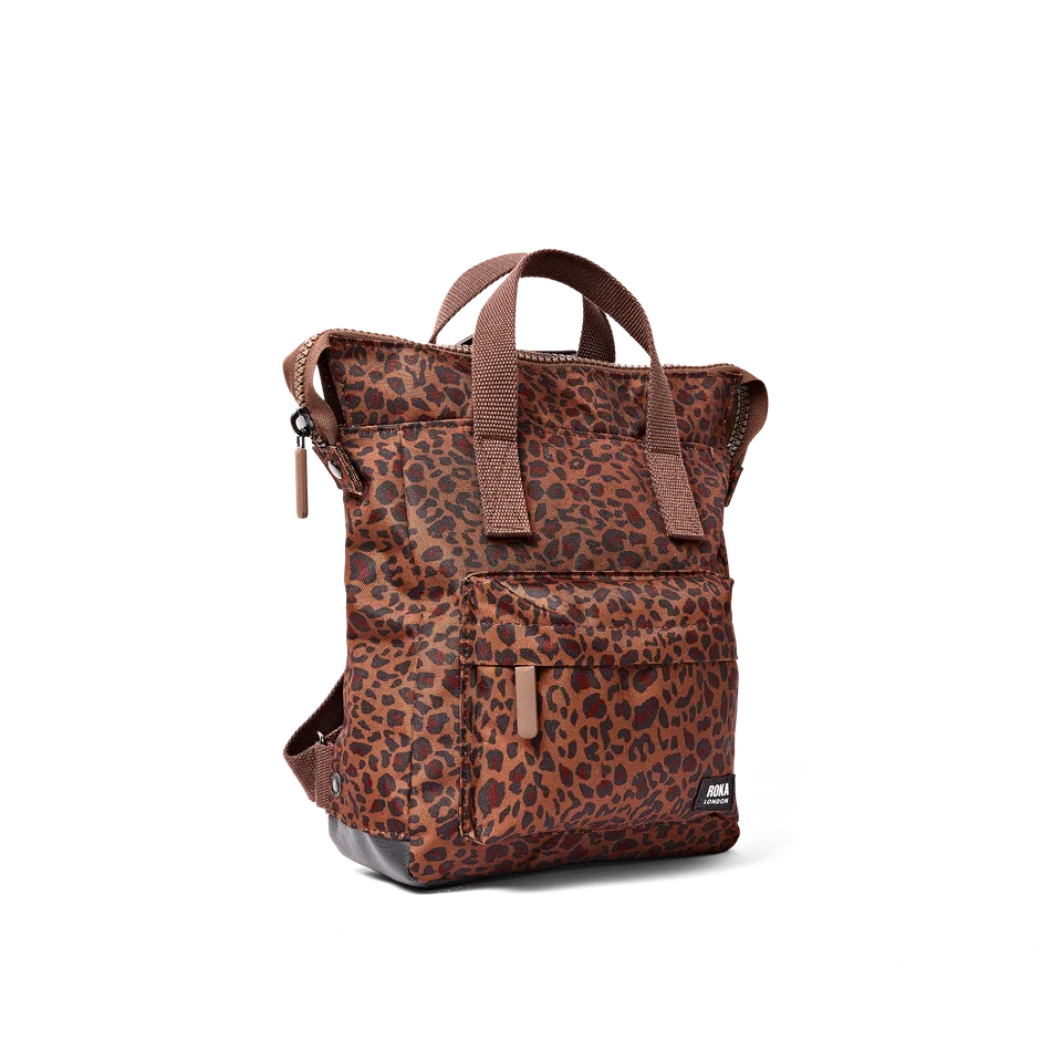 Roka London Bantry ryggsekk small 7,4 liter leopard værbestandig
