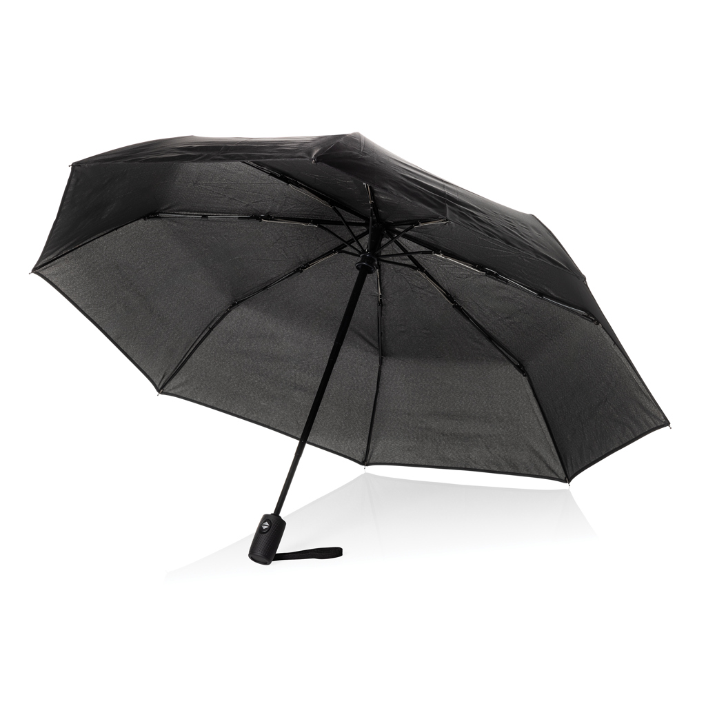 Swiss Peak Vito Aware paraply 21’’ svart automatisk