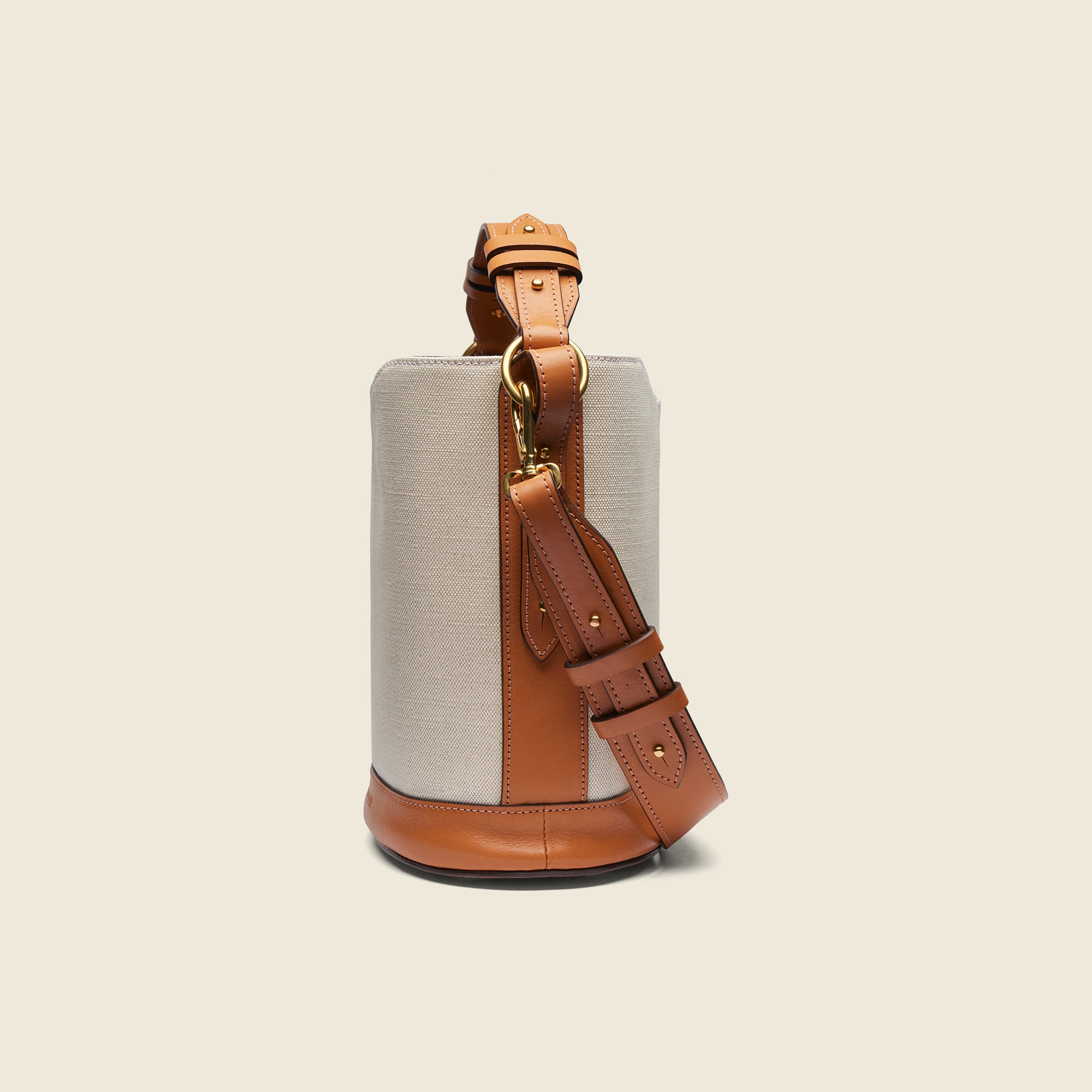 Chapman Madeleine Bucket Bag veske tan canvas