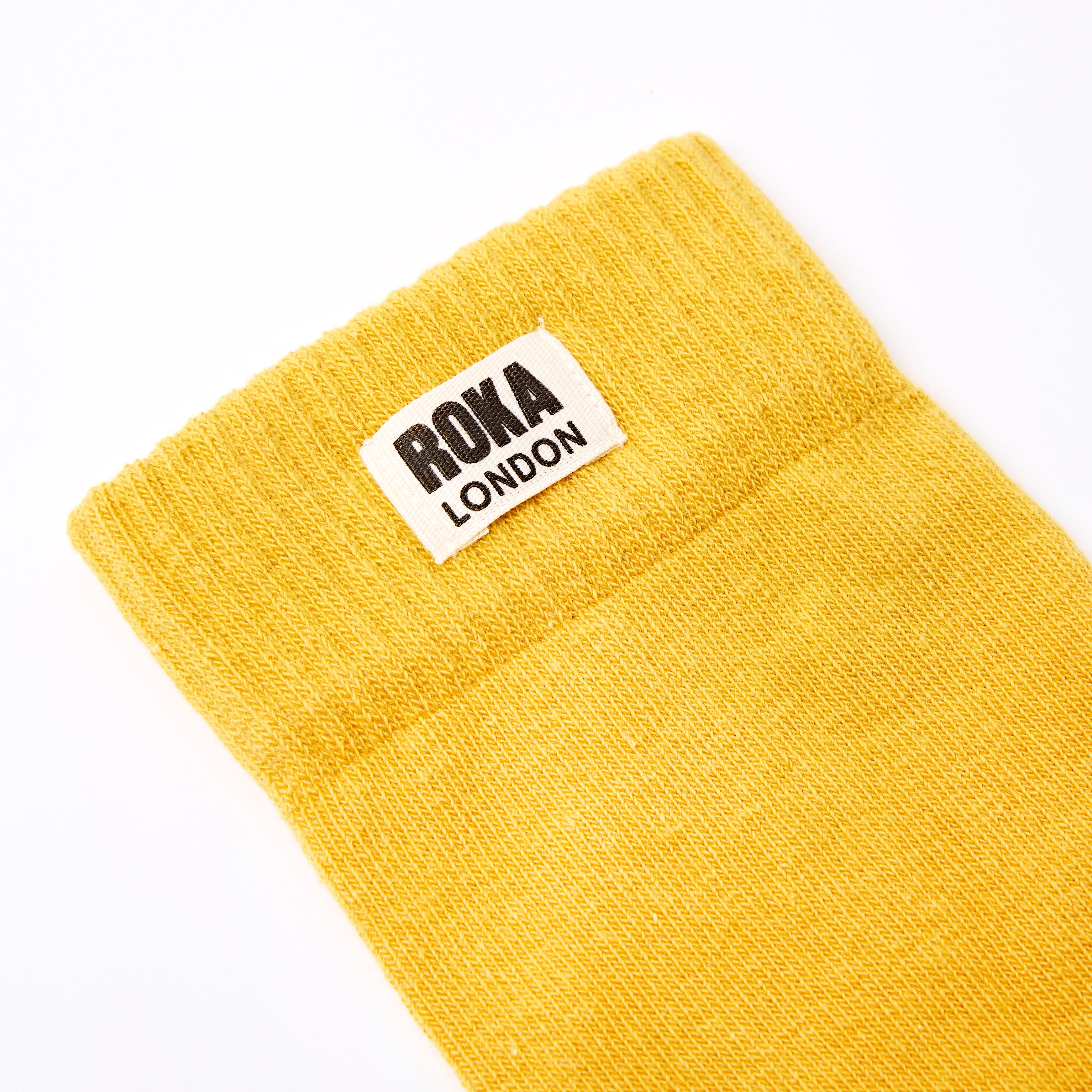 Roka London Wimbledon crewsokker Corn økologisk bomull