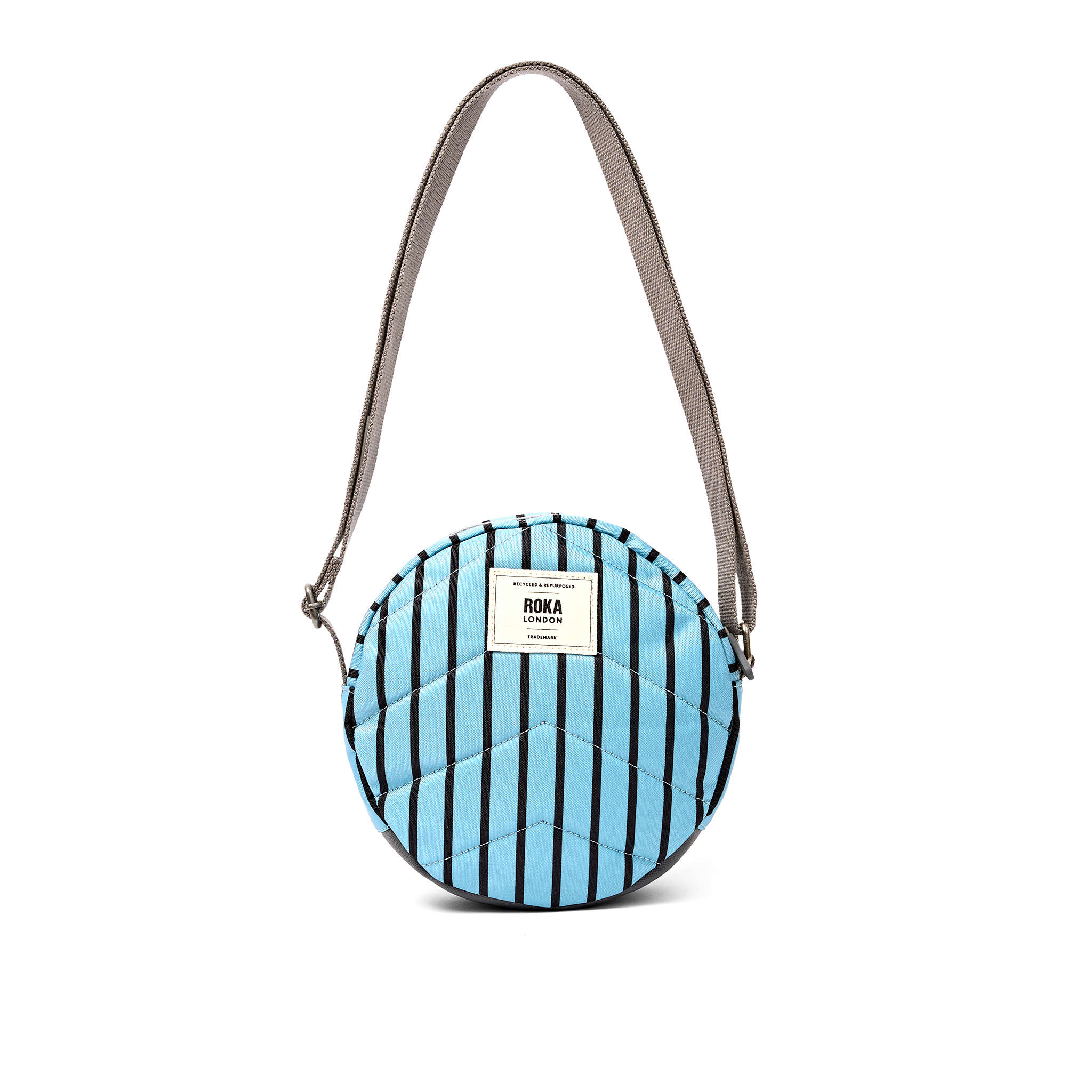 Roka London Paddington Small crossbody blue stripe 4,1 l