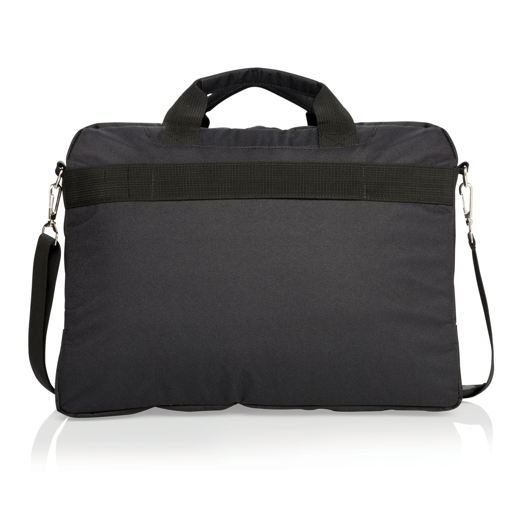 Swiss Peak Deluxe 15,6" laptopveske svart polyester