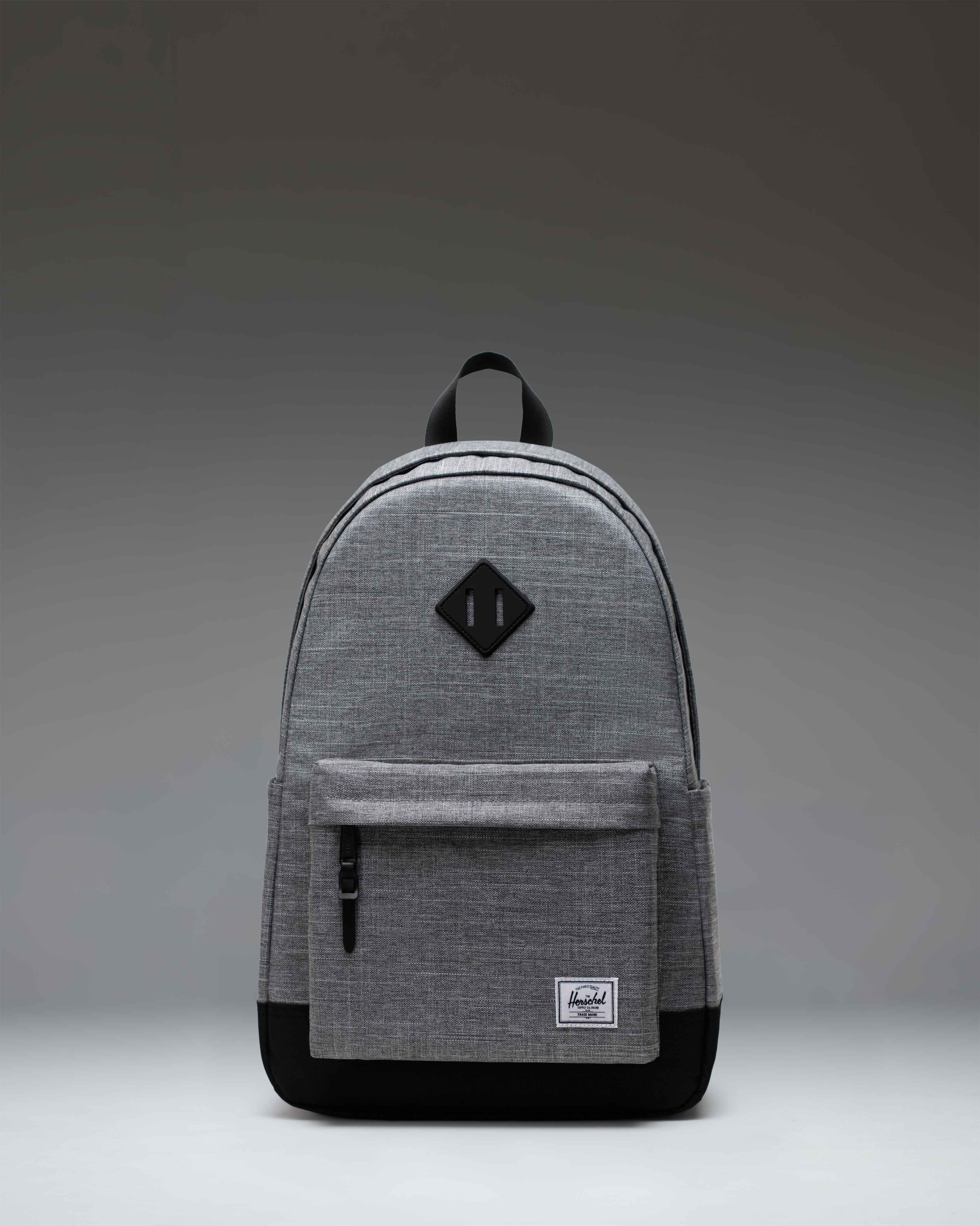 Herschel Heritage ryggsekk Black Tan laptop hverdagssekk