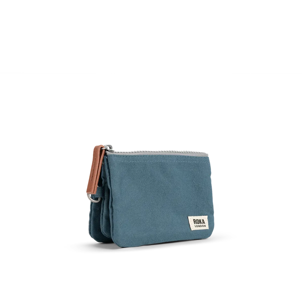 Roka London Carnaby Small lommebok airforce kompakt