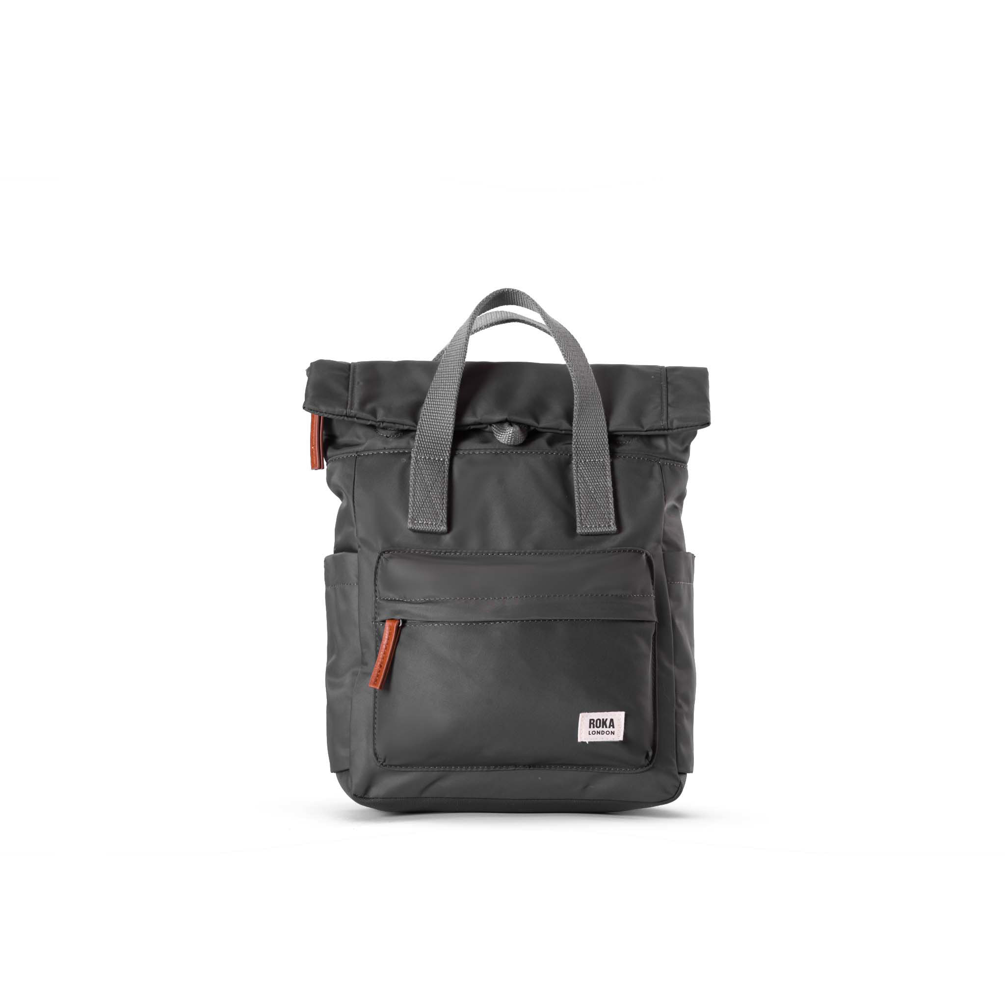 Roka London Canfield Roll Top ryggsekk Graphite Medium vanntett