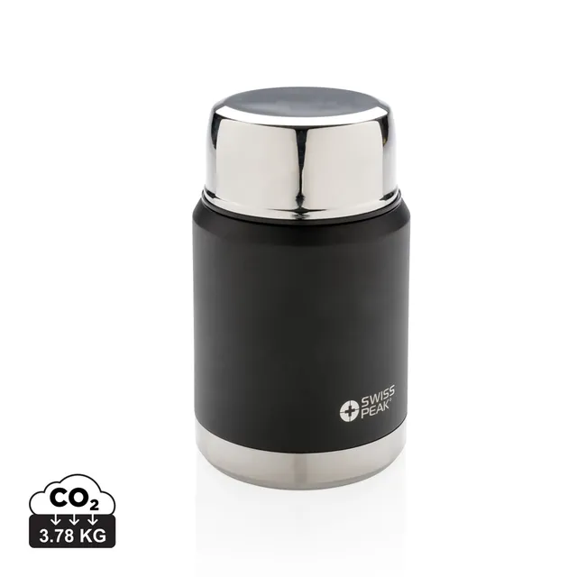 Swiss Peak Elite mattermos 500 ml svart vakuumisolert