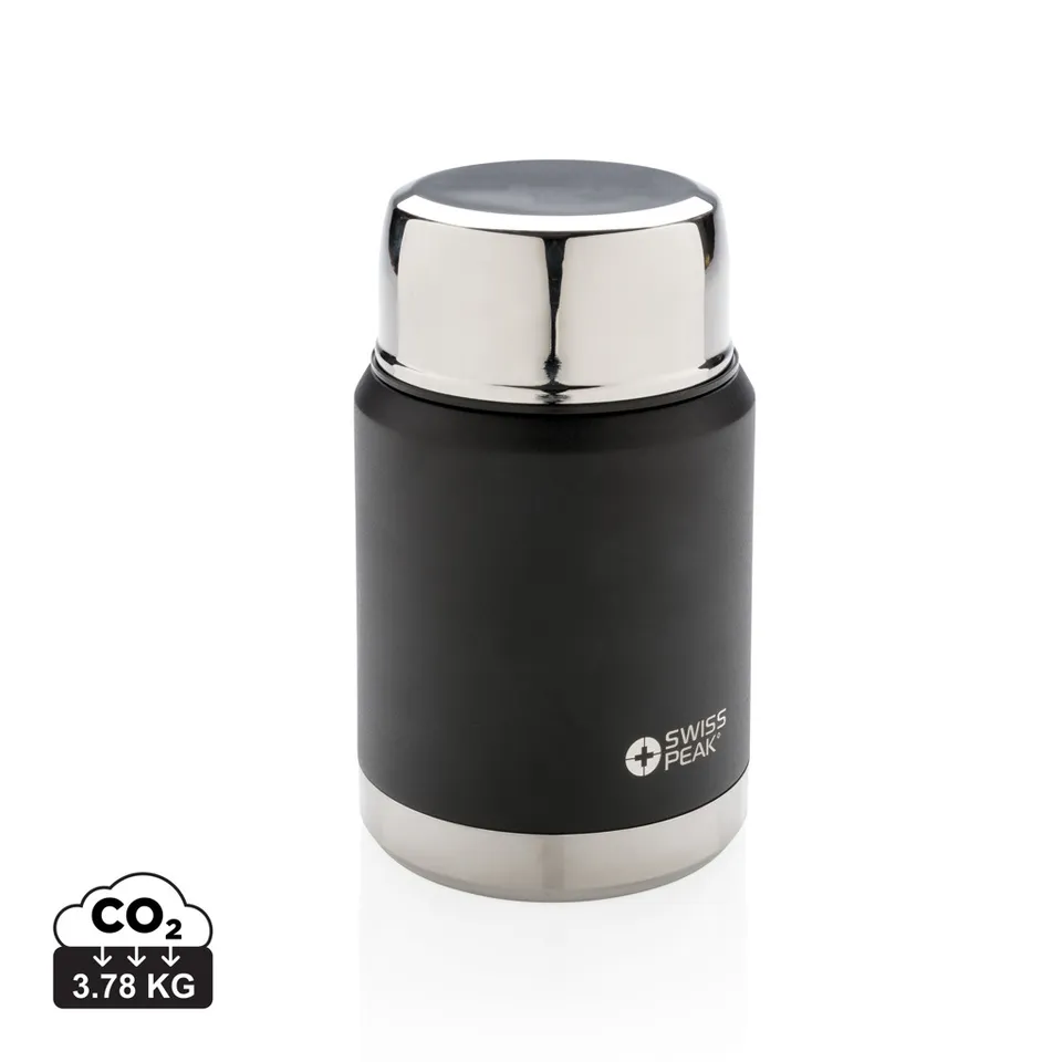 Swiss Peak Elite mattermos 500 ml svart vakuumisolert