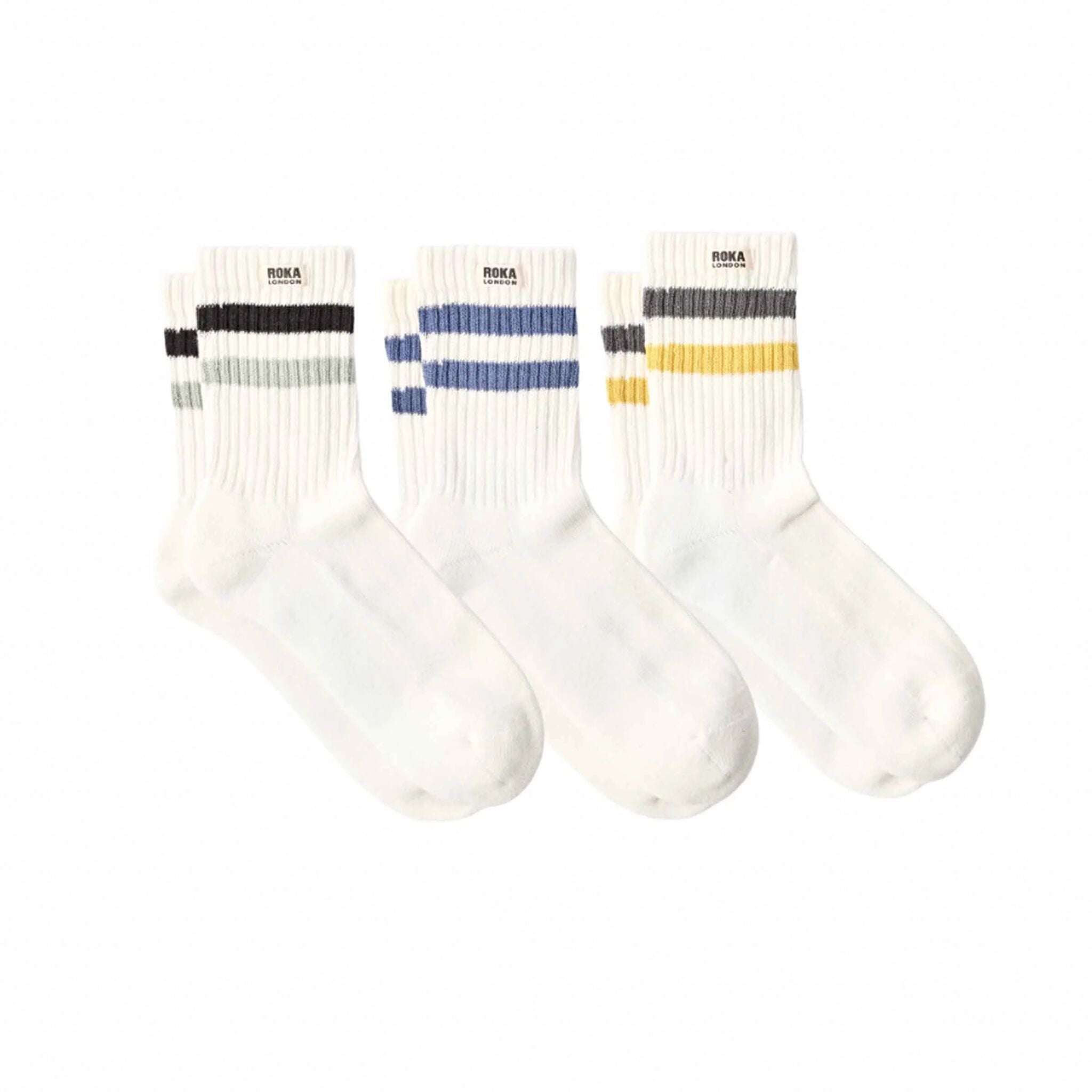 Roka London Windsor crewsokker varsity 3-pack 40-48