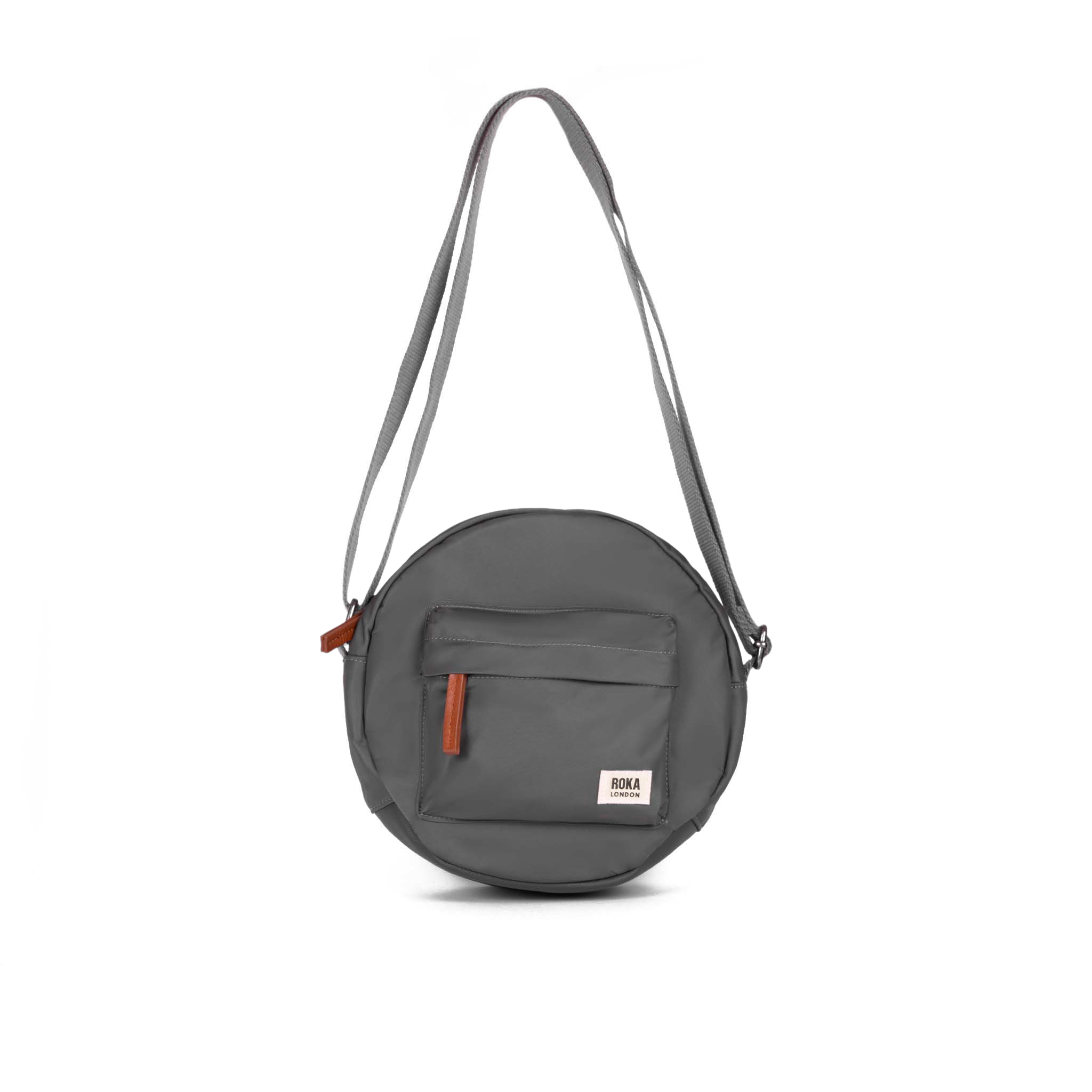 Roka London Paddington Small skulderveske graphite rund