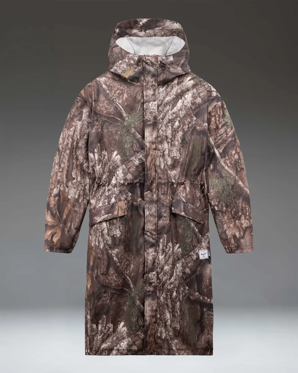 Herschel Skeena regnjakke dame camo vanntett