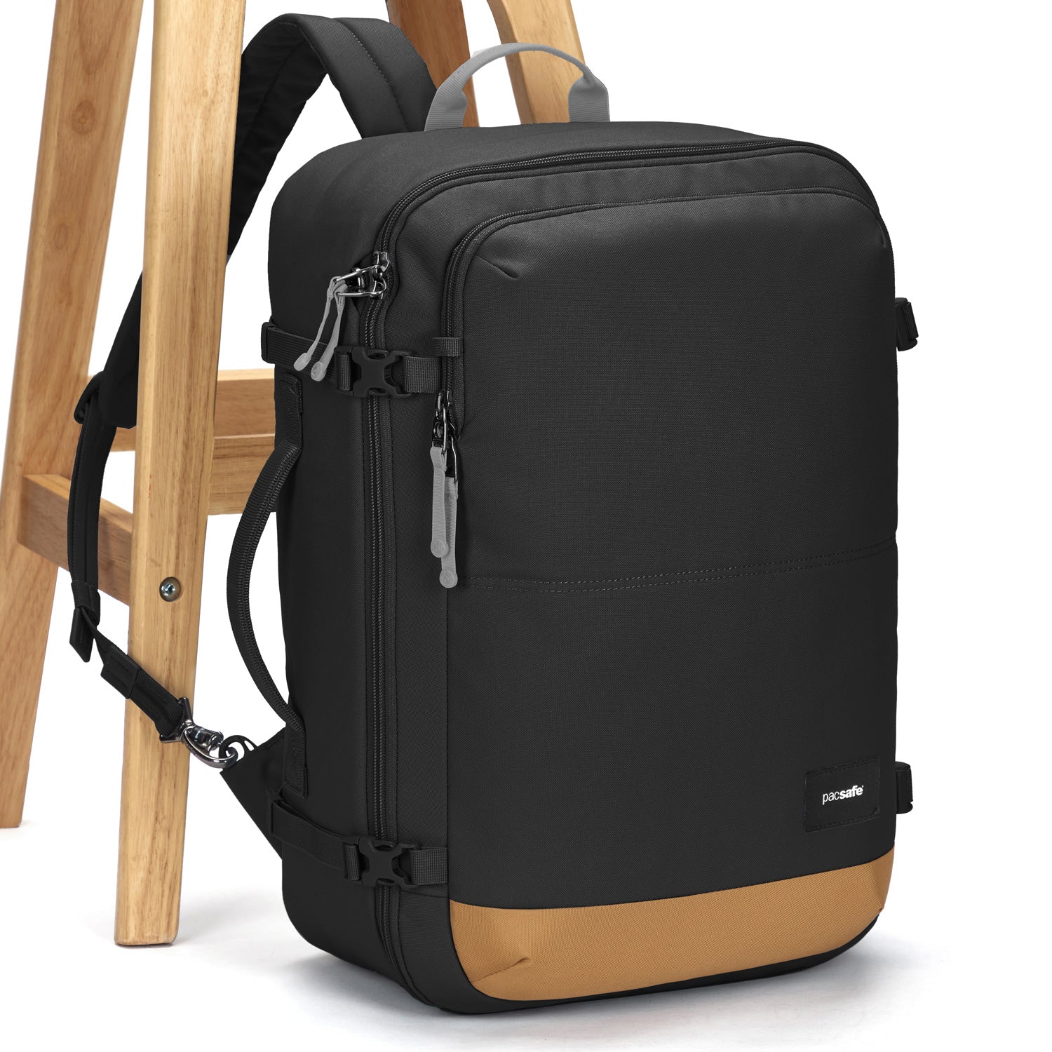 Pacsafe GO 34L ryggsekk kabin tyverisikker Jet Black
