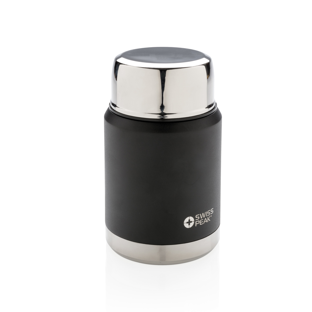 Swiss Peak Elite mattermos 500 ml svart vakuumisolert