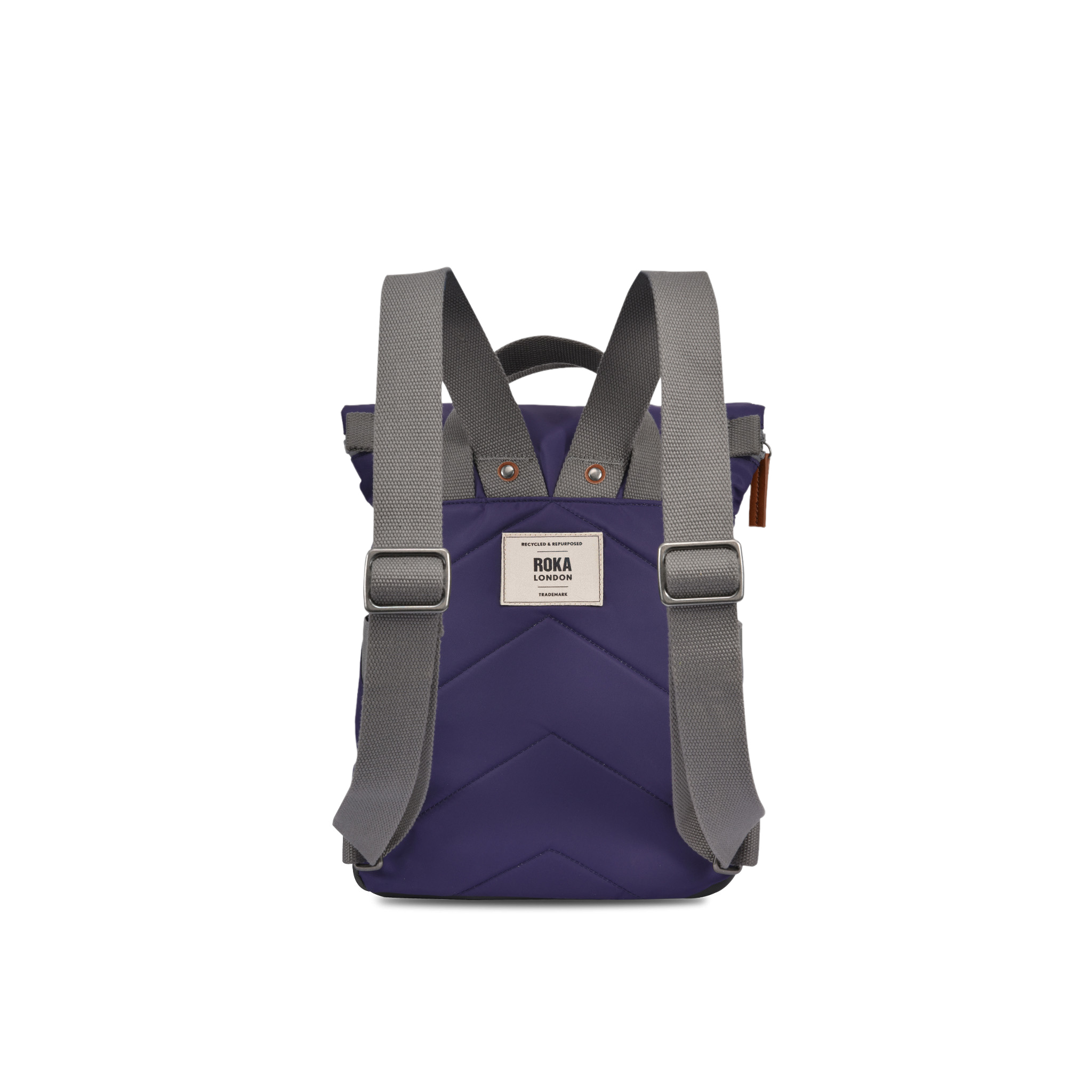 Roka London Canfield Roll Top ryggsekk Medium mulberry