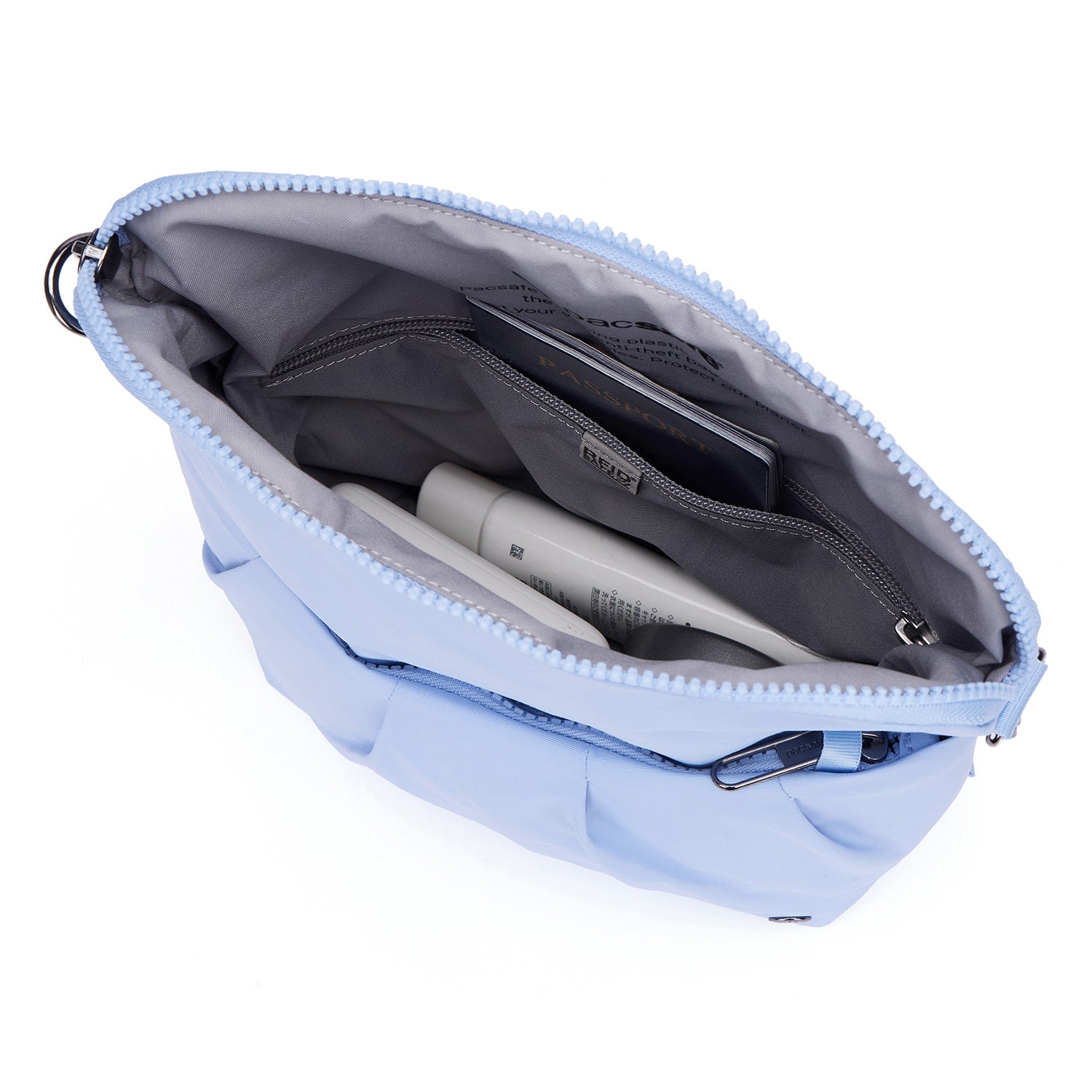 Pacsafe CX crossbody-veske Black konvertibel