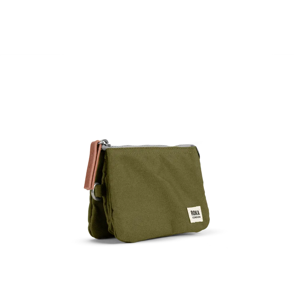 Roka London Carnaby lommebok moss small 0,2 liter