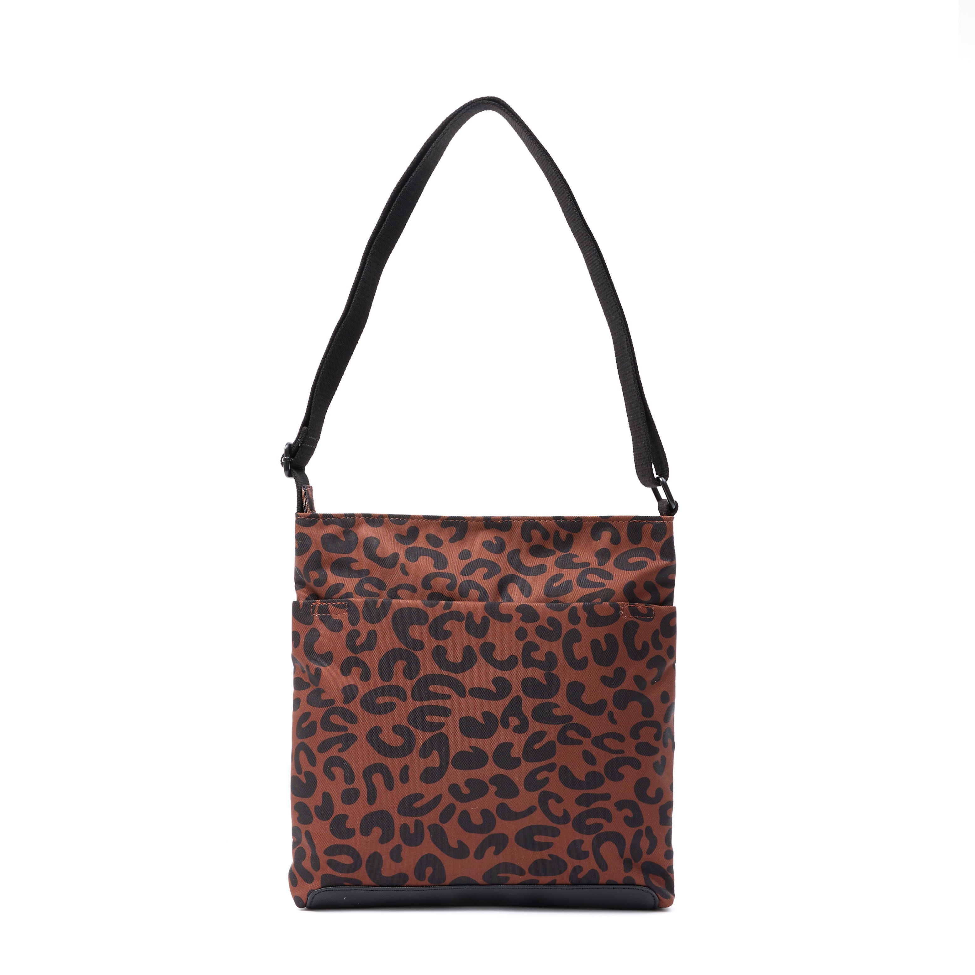 Roka London Kennington crossbody medium 2,7 liter scarlet leopard