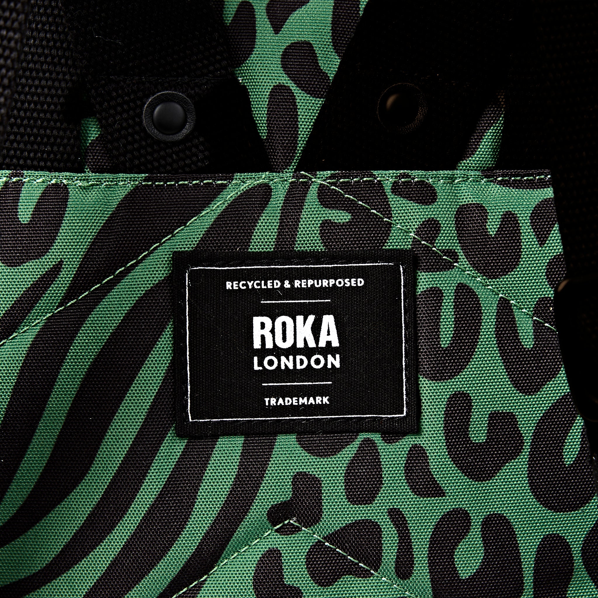 Roka London Bayswater sekk mixed animal 14,6 L