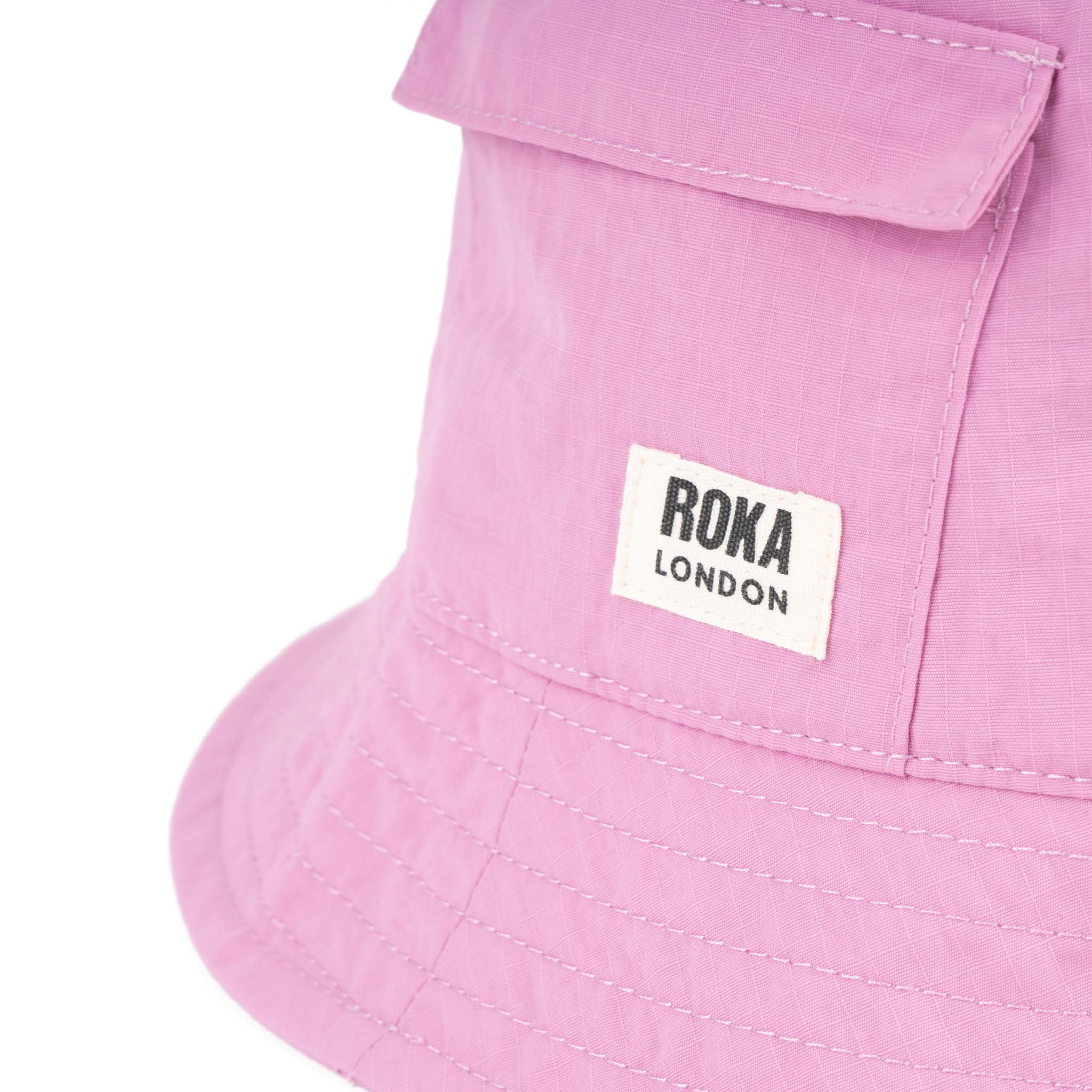 Roka London Bedford bøttehatt One Size rosa vanntett