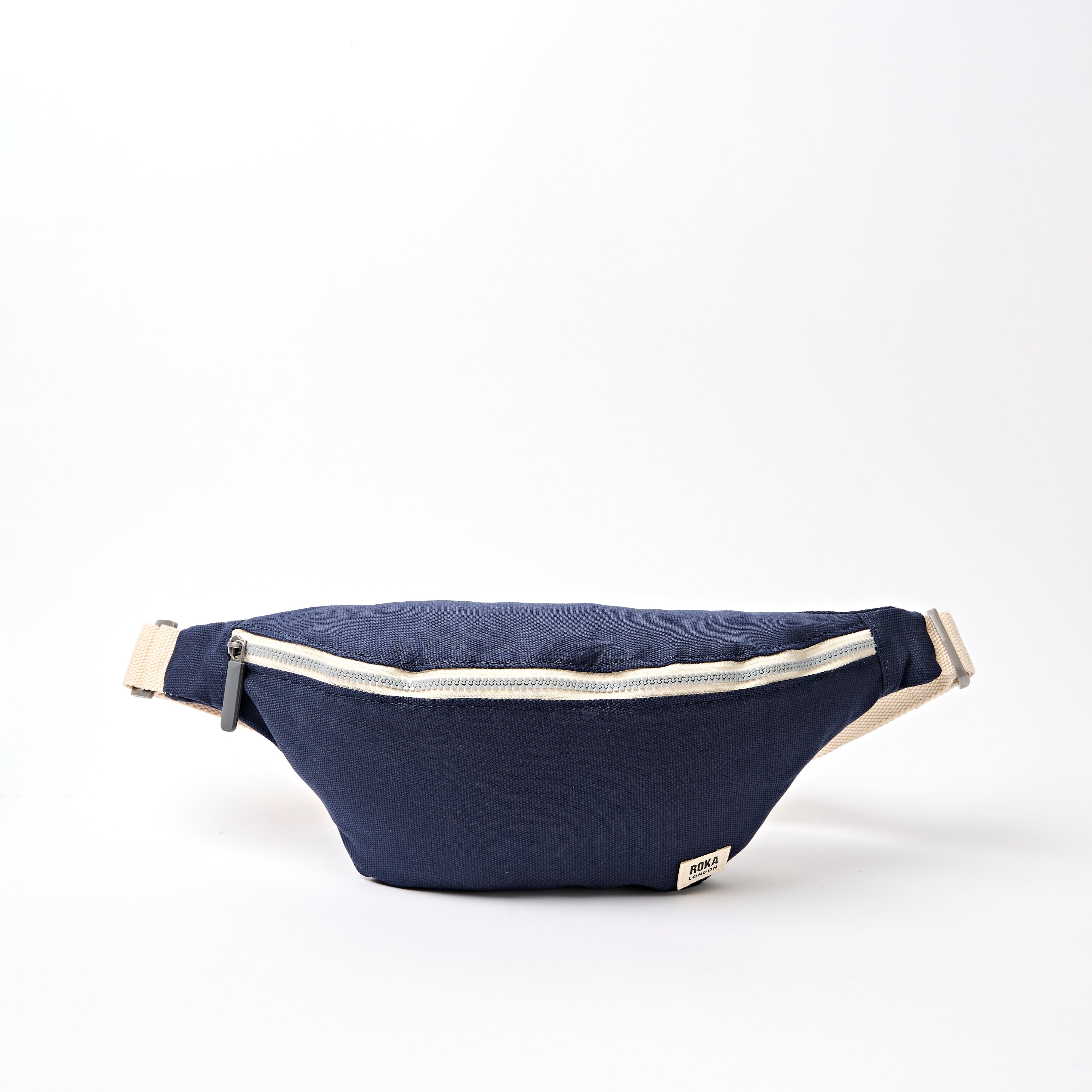 Roka London Mill Hill crossbody Small Midnight canvas