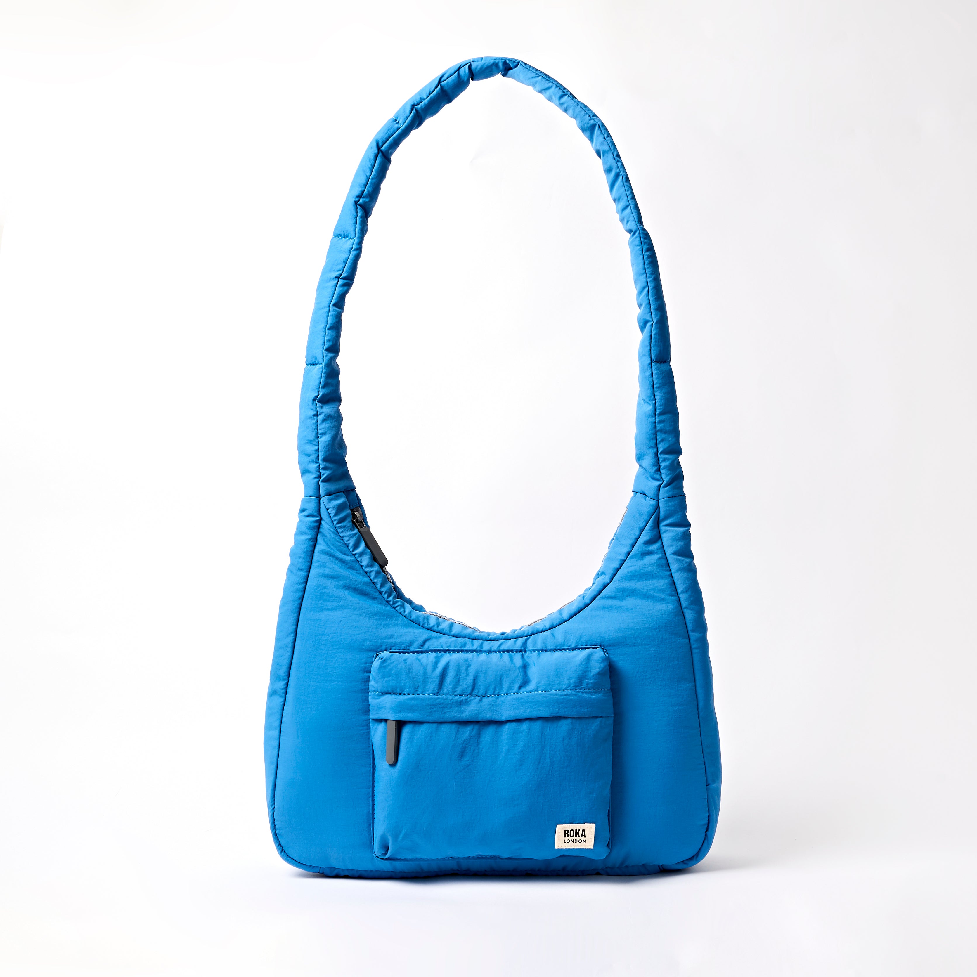 Roka London Belsize crossbody Malibu Blue Medium 14,7 l