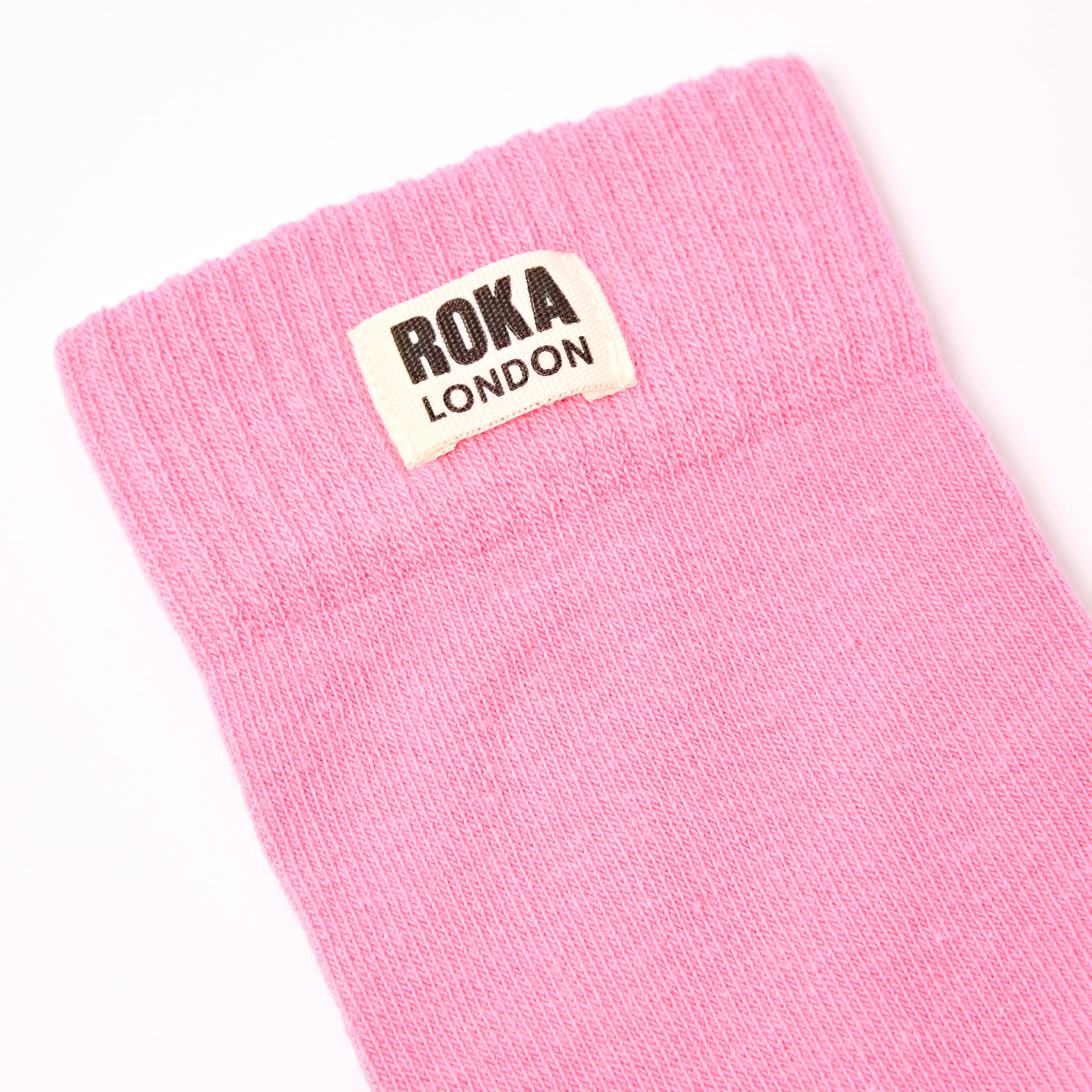 Roka London Wimbledon crewsokker pink carnation