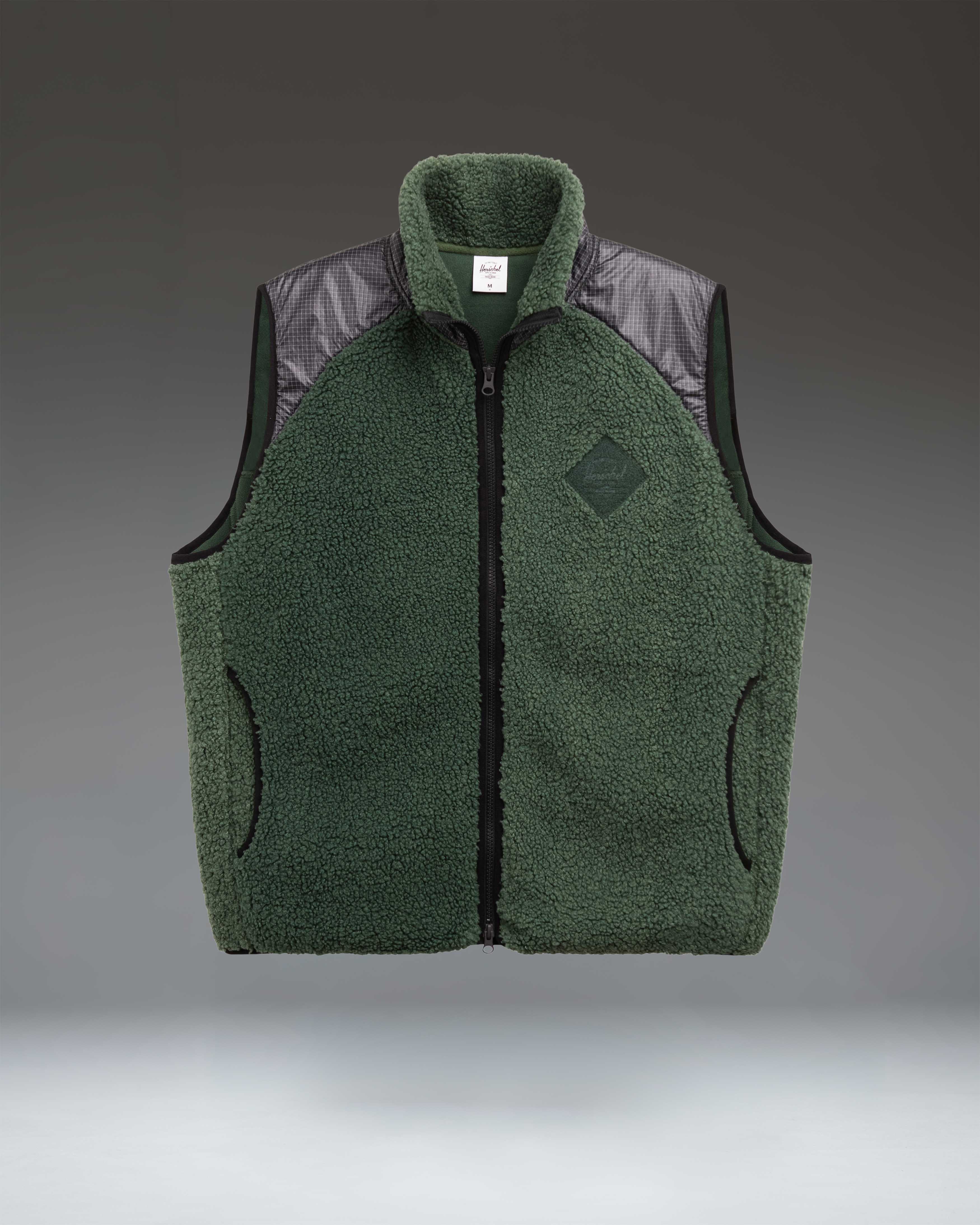 Herschel Performance Fleece vest herre svart L
