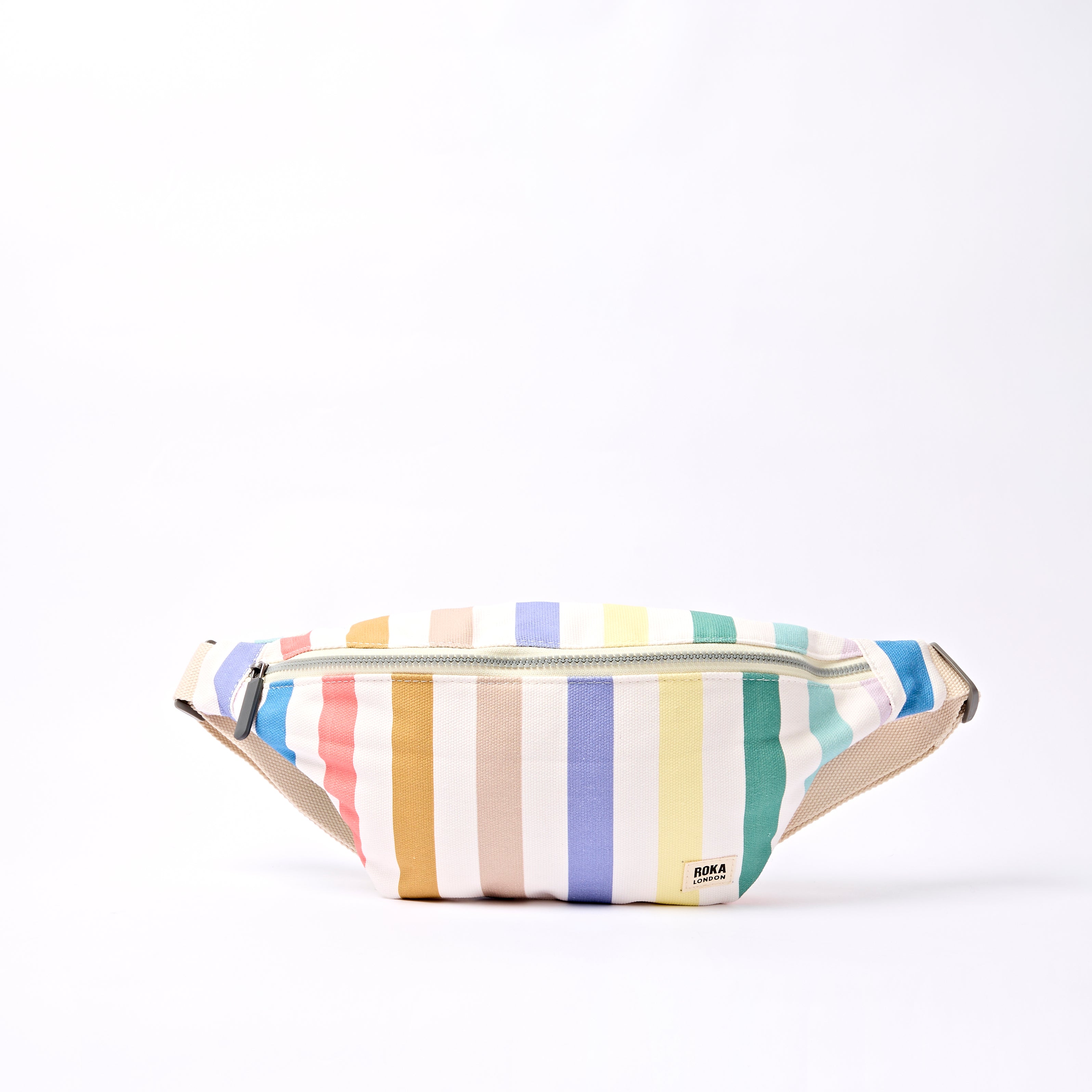 Roka London Mill Hill mageveske Small Pastel Stripe vanntett