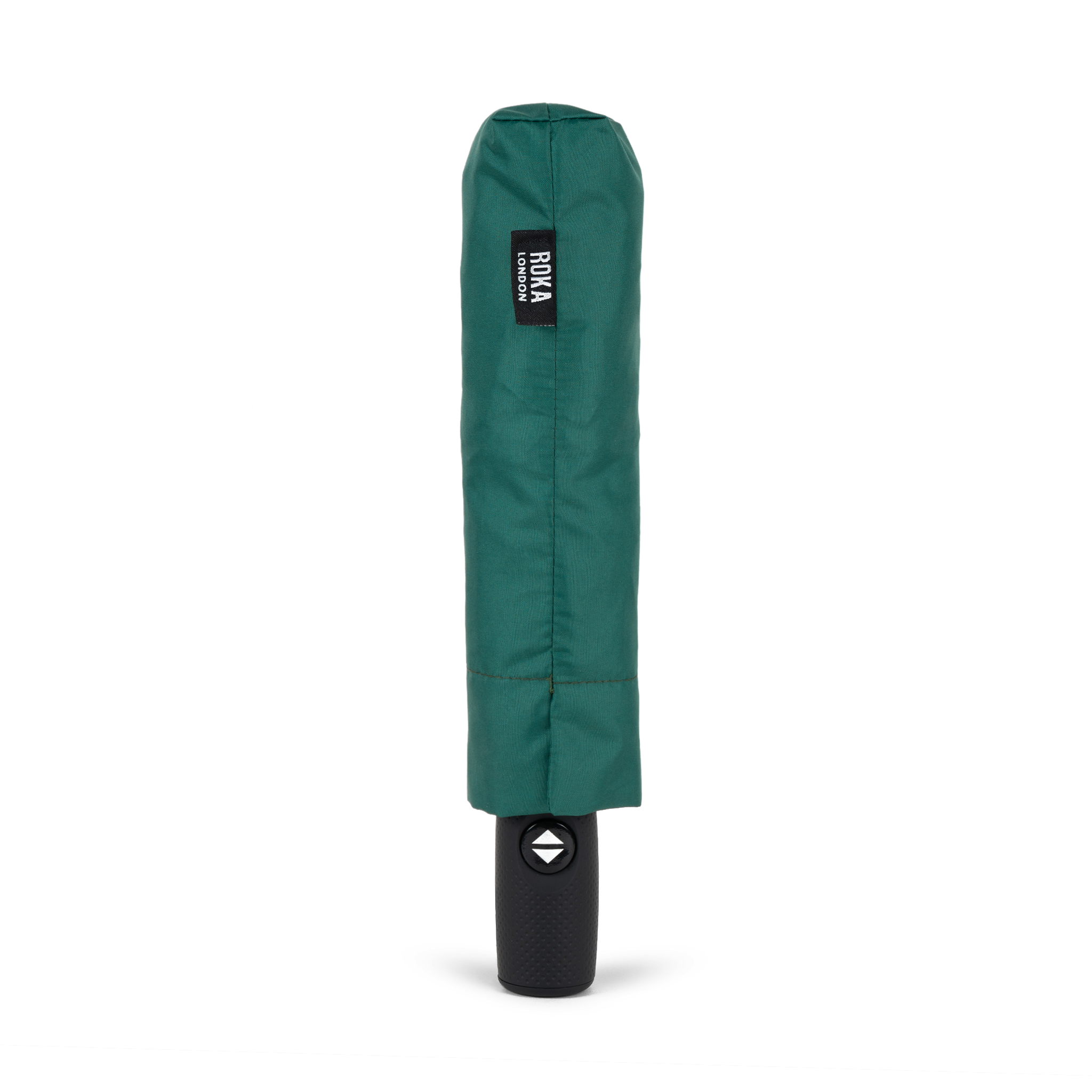Roka London Waterloo paraply teal medium vindtett