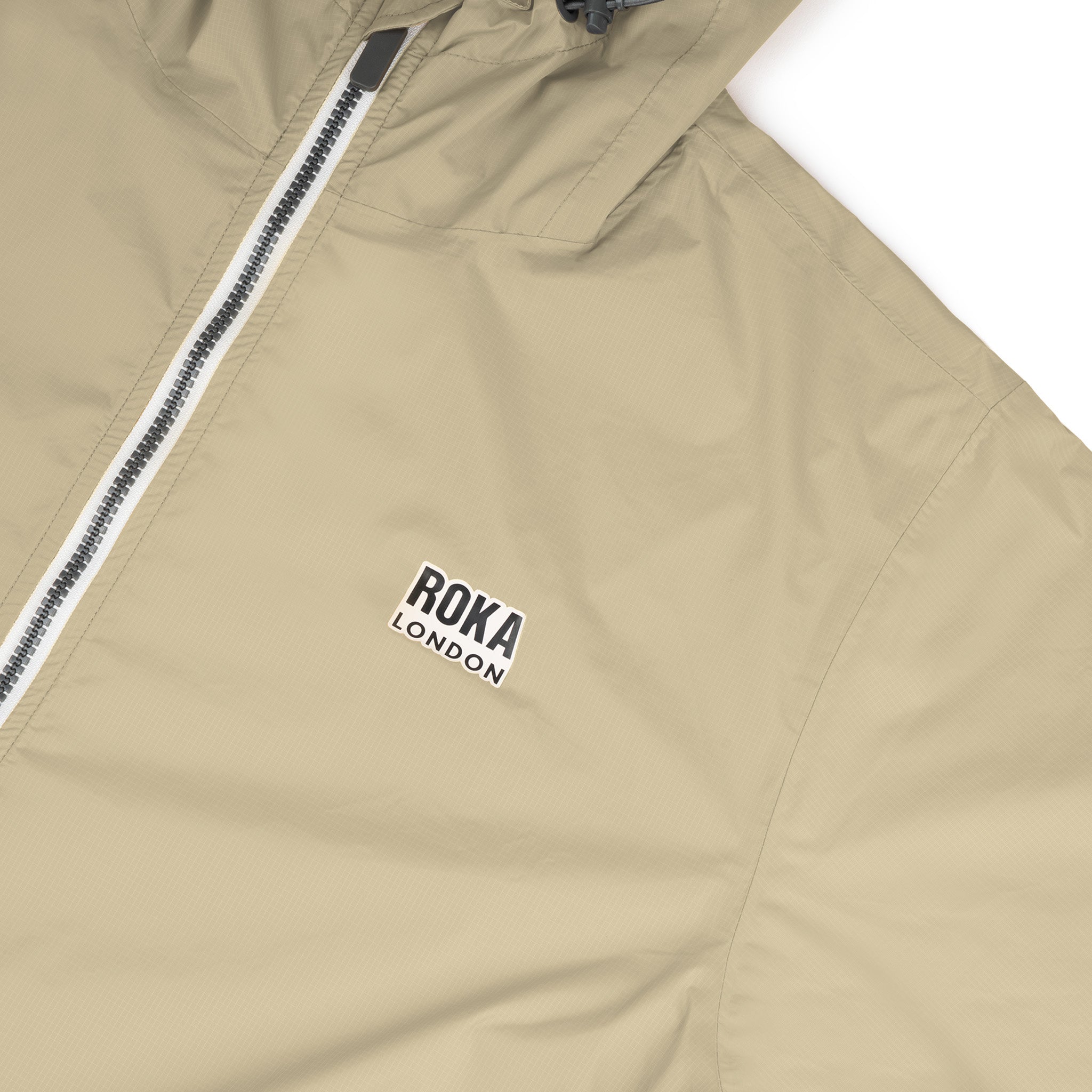 Roka London Holborn regnjakke taupe 10000 mm
