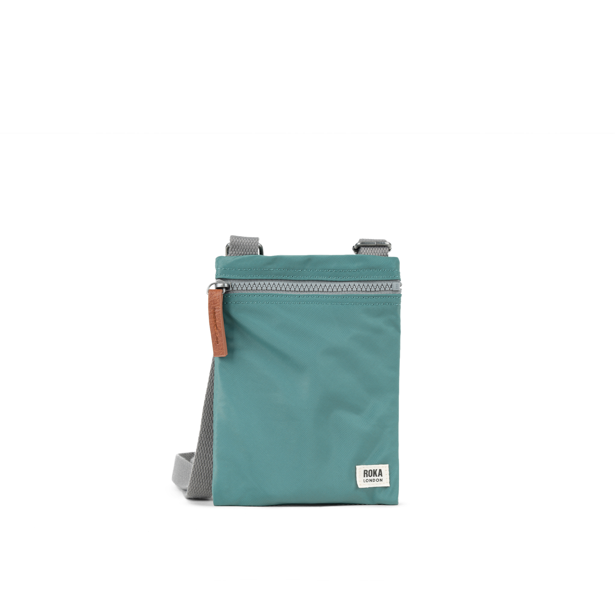 Roka London Chelsea Pocket slingveske XS sage værbestandig