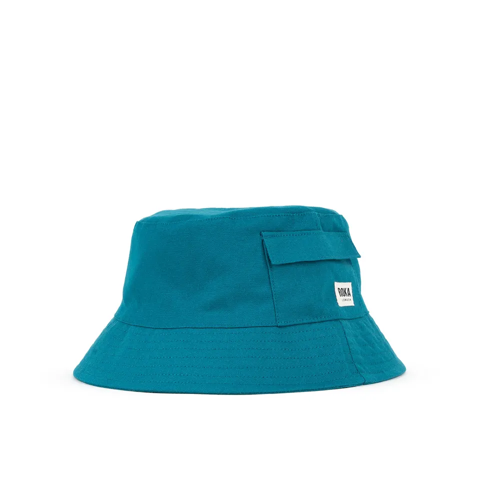 Roka London Hatfield bøttehatt teal UPF50+