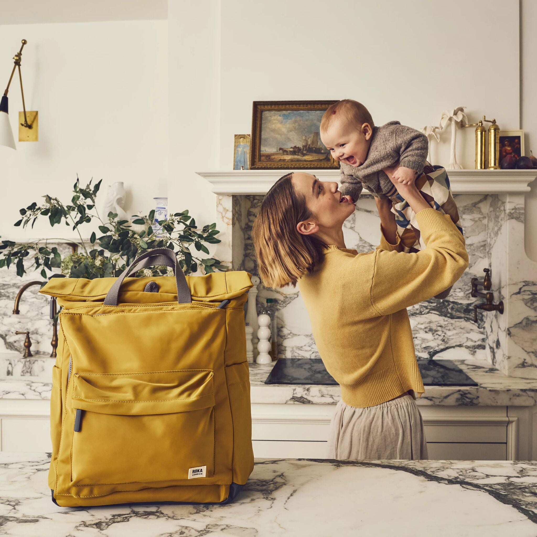 Roka London Primrose stellebag corn large 4-i-1