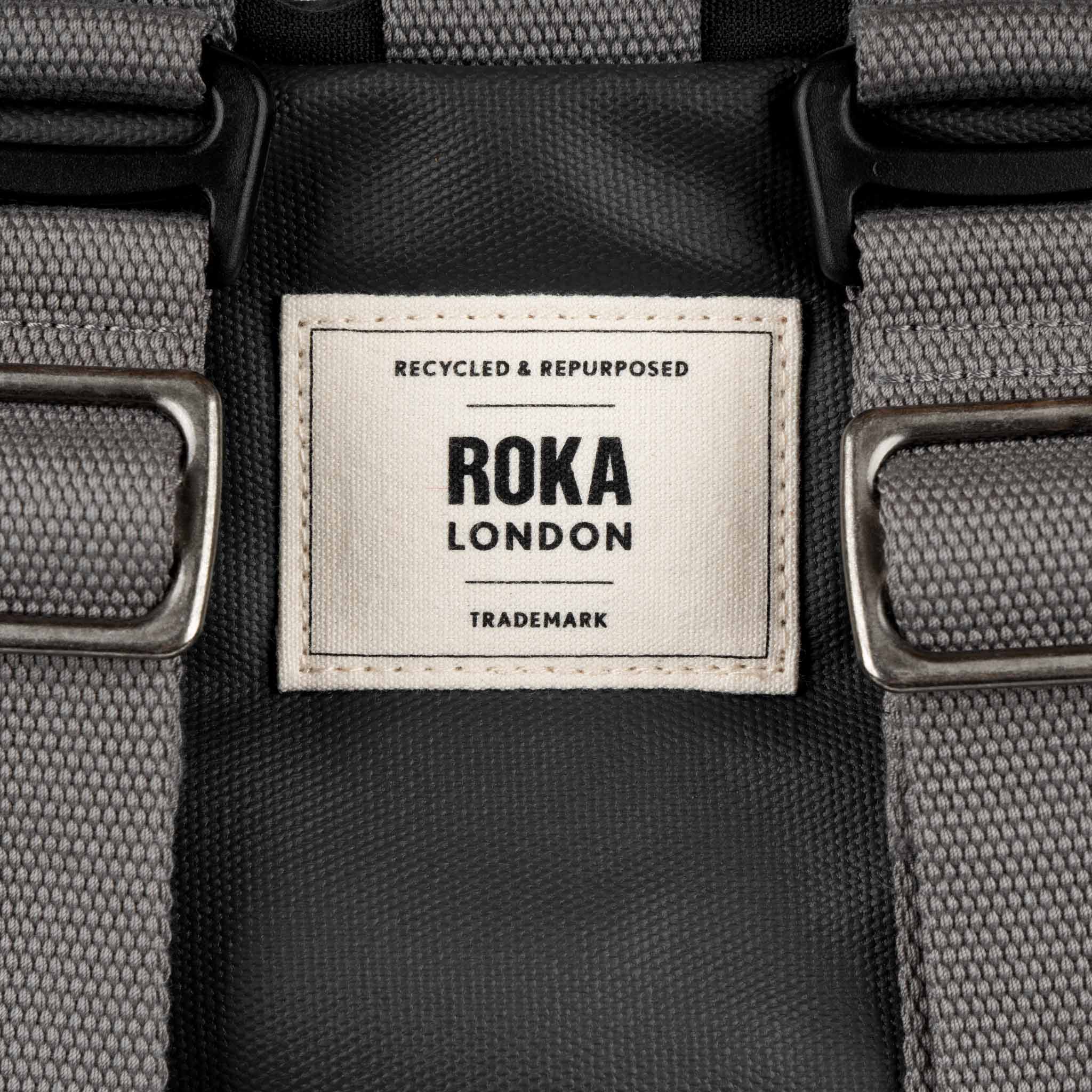 Roka London Heathrow duffelbag Ash Large vanntett base