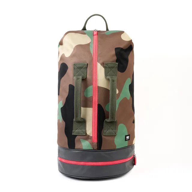 Roka London Heathrow duffelbag large vintage camo 49,5 l