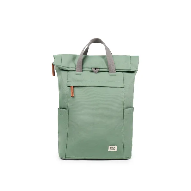 Roka London Finchley ryggsekk Frost rolltopp vannflaskeholder