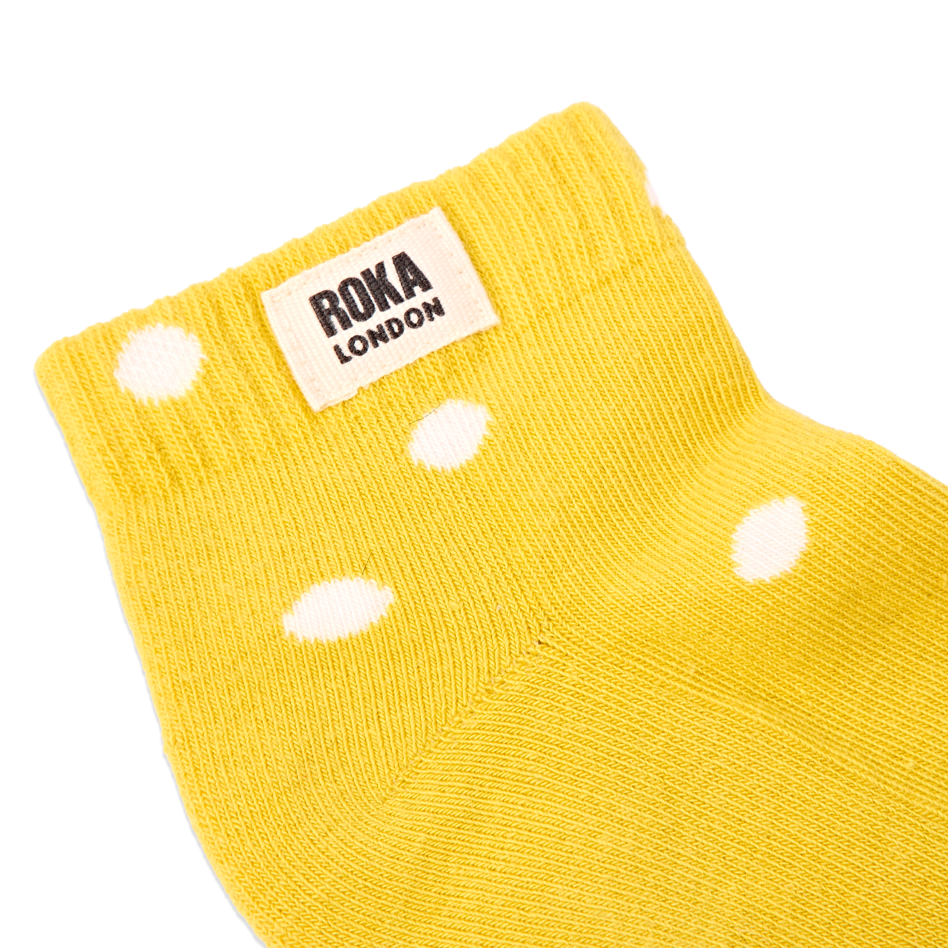 Roka London Wembley ankel sokker barn summer yellow dot