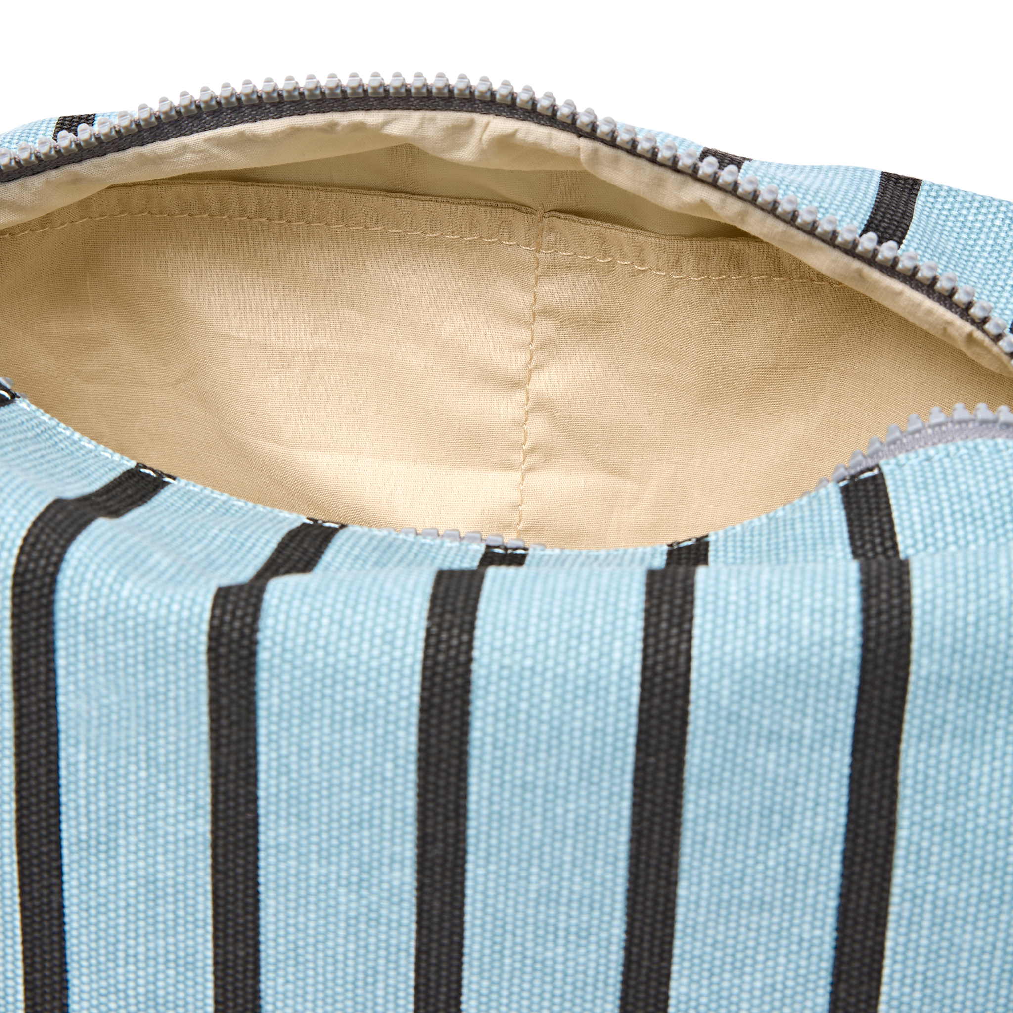 Roka London Maygrove toalettmappe blue stripe small 4,8 L