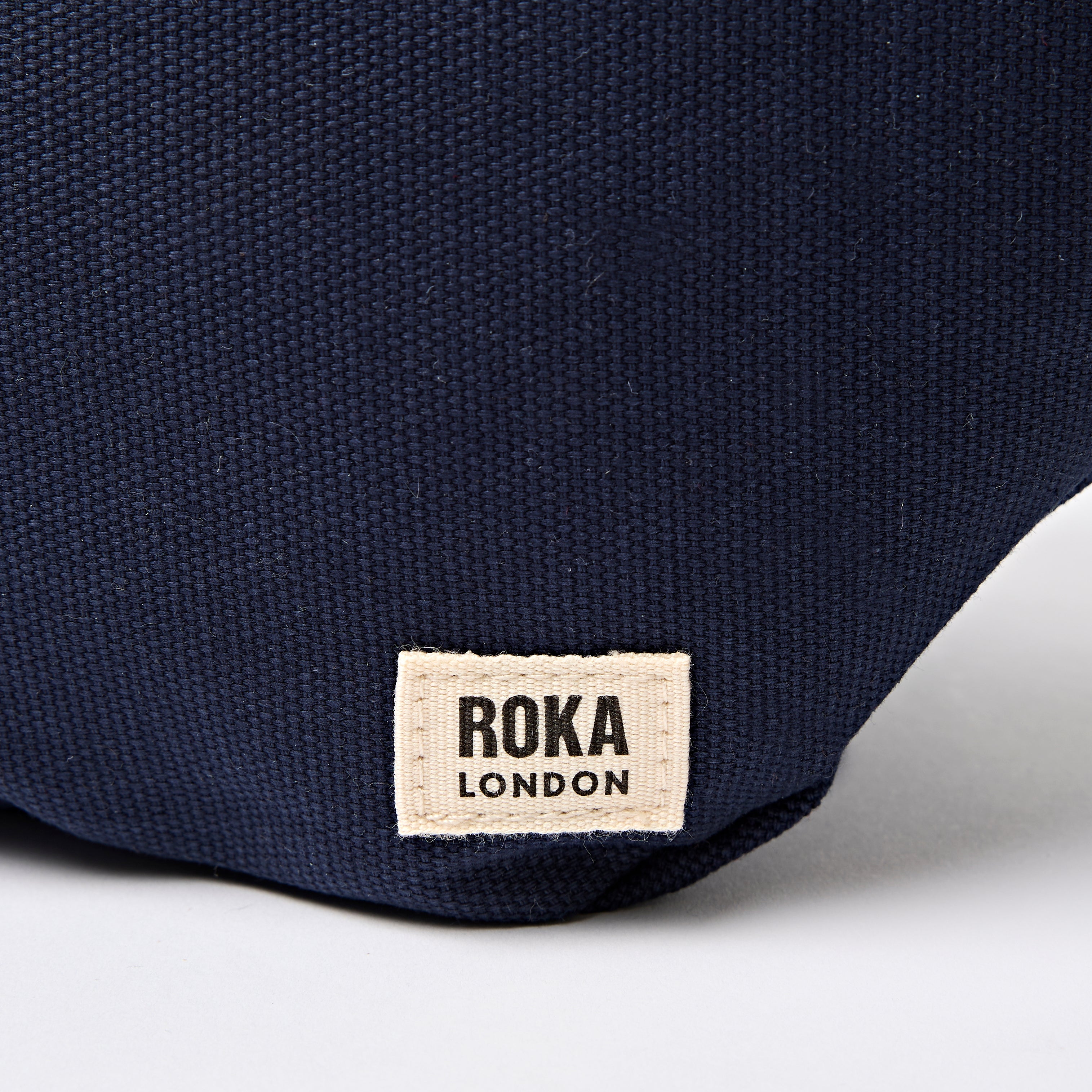 Roka London Mill Hill crossbody Small Midnight canvas