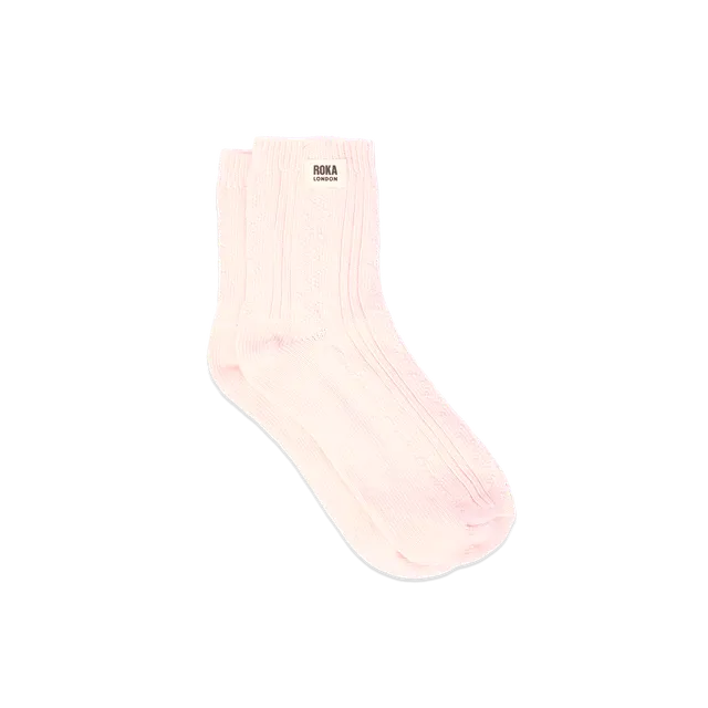 Roka London Wallace Crew sokker dame transcendent pink 36–42